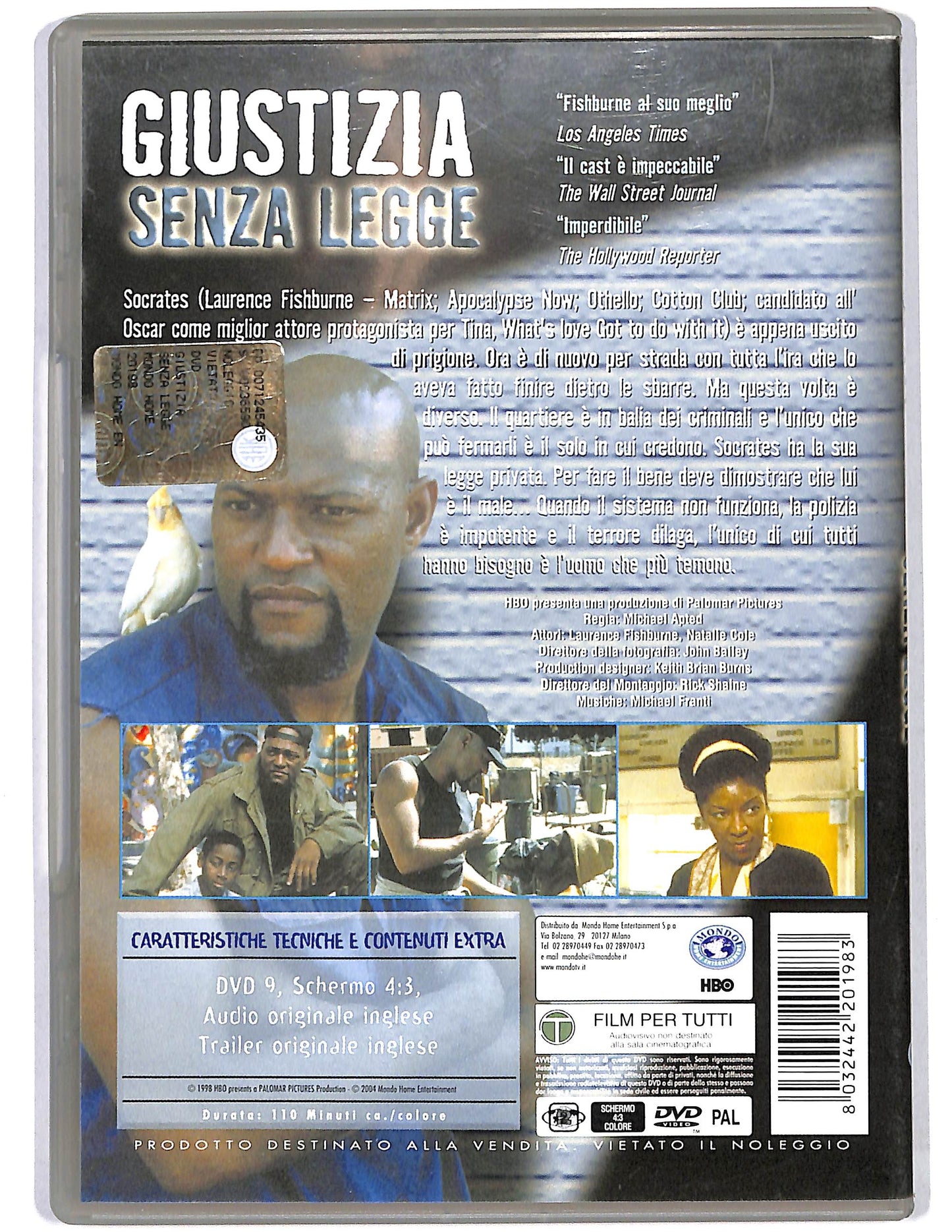 EBOND Giustizia senza legge DVD D627505