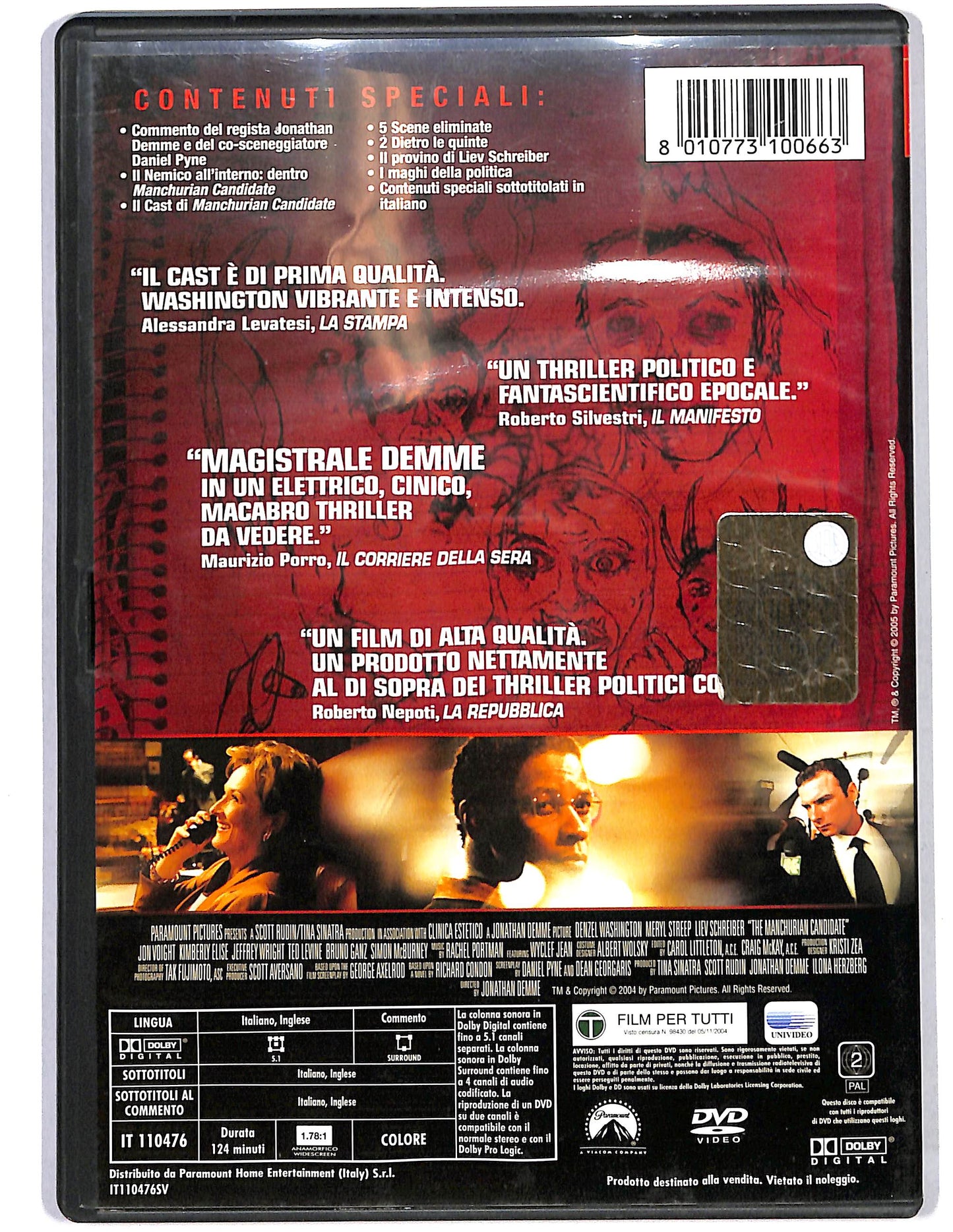 EBOND The Manchurian candidate DVD D627522
