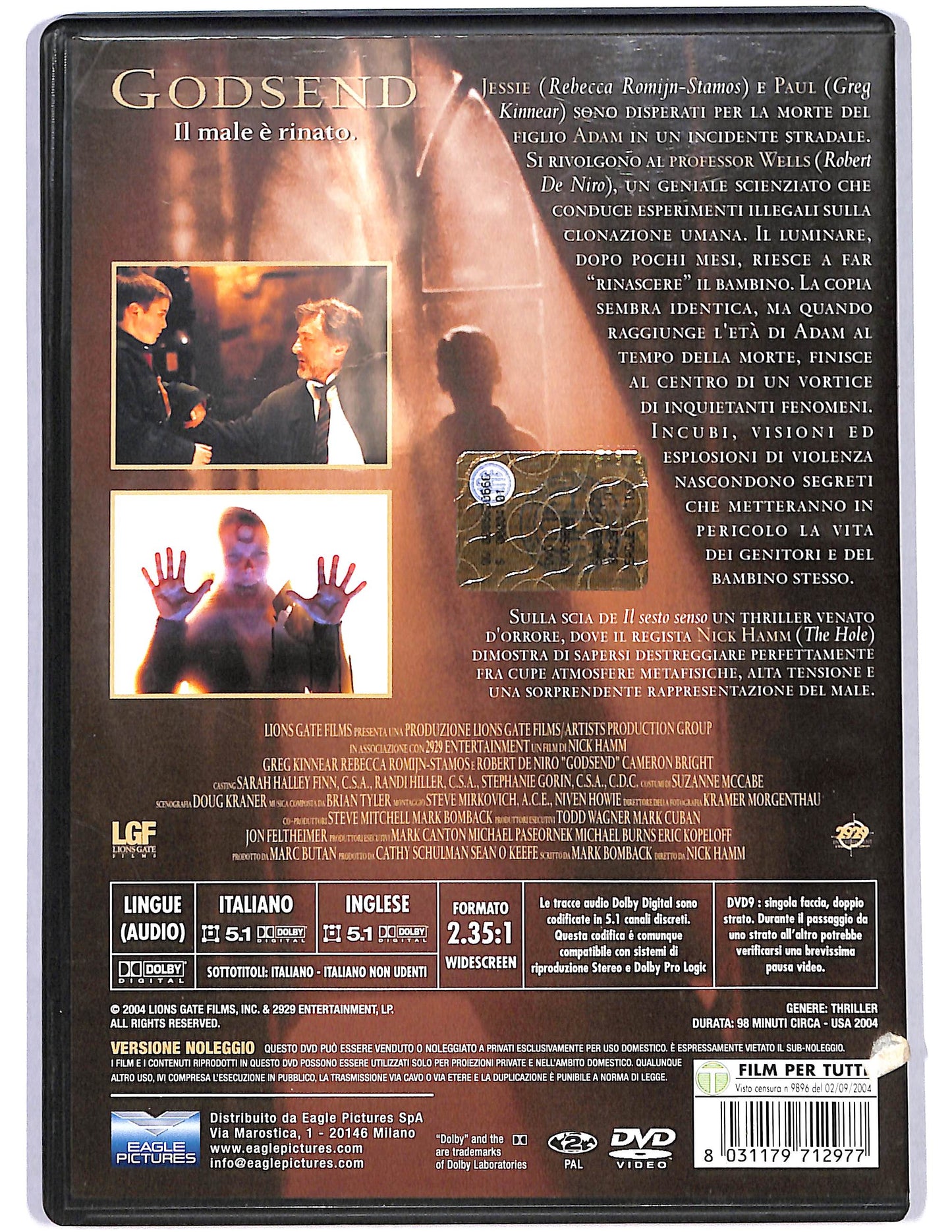 EBOND Godsend Noleggio DVD D627604