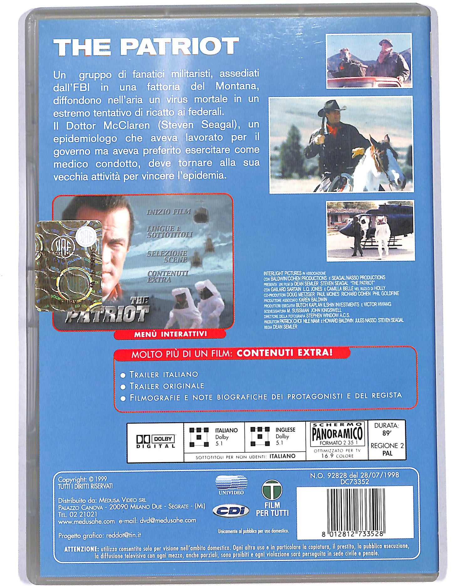 EBOND The patriot Noleggio DVD D627628