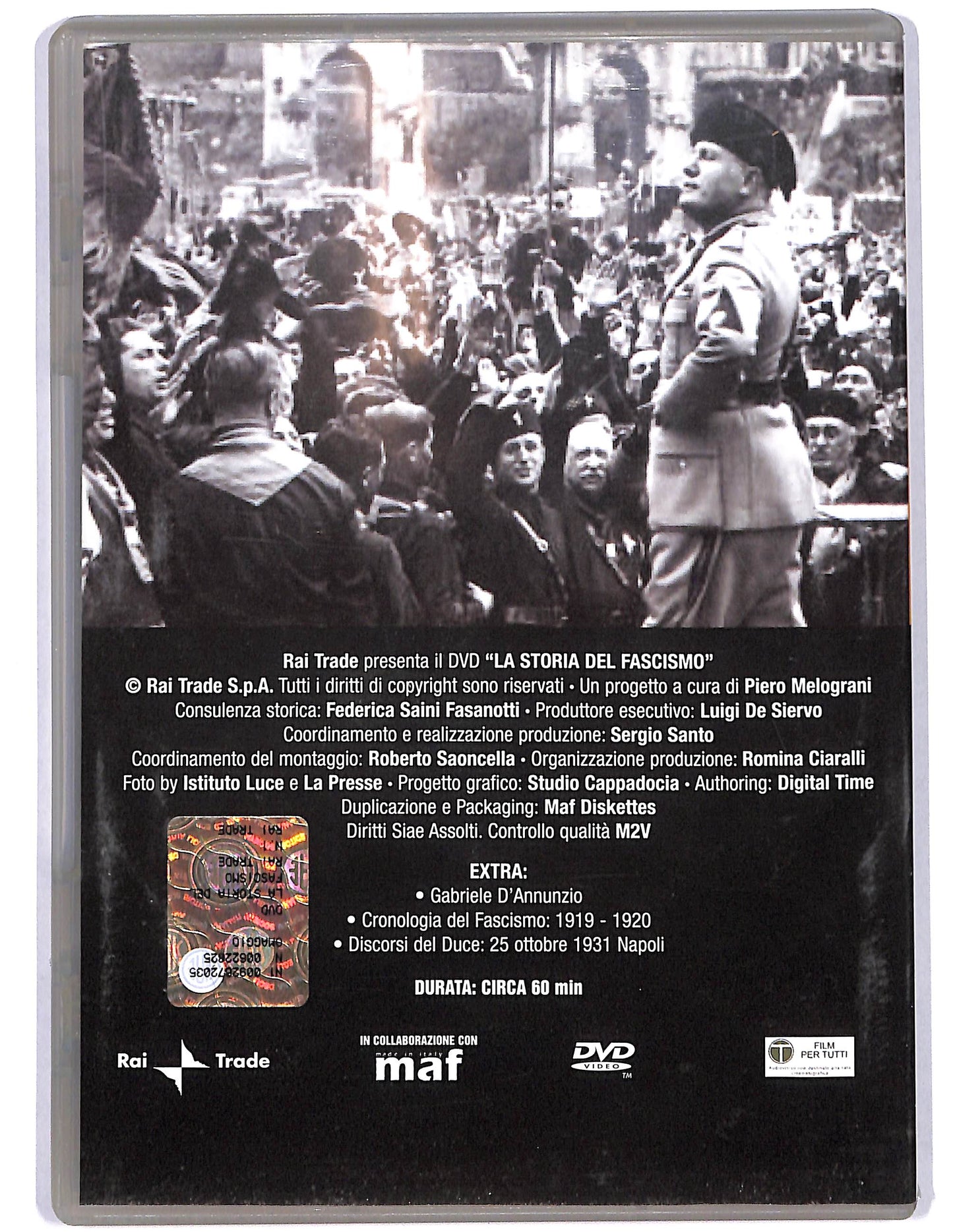 EBOND Le origini1919 - 1922  I PRIMI PASSI DI MUSSOLINI AL GOVERNO VOL1 EDITORIALE DVD D627642