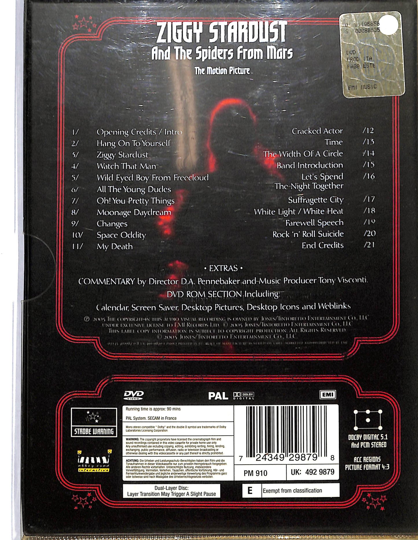 EBOND Ziggy Stardust and the spiders from mard DVD D627656