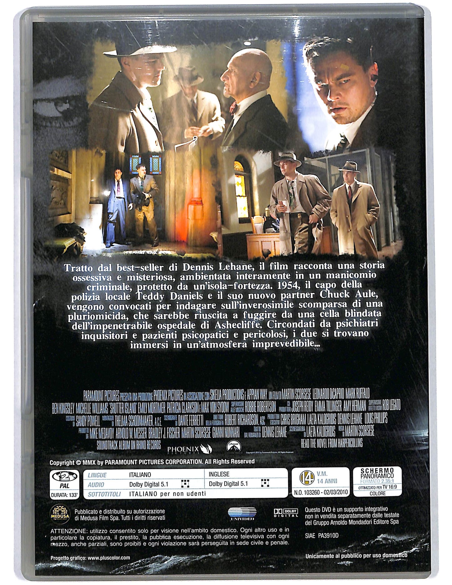 EBOND Shutter Island EDITORIALE  DVD D627660