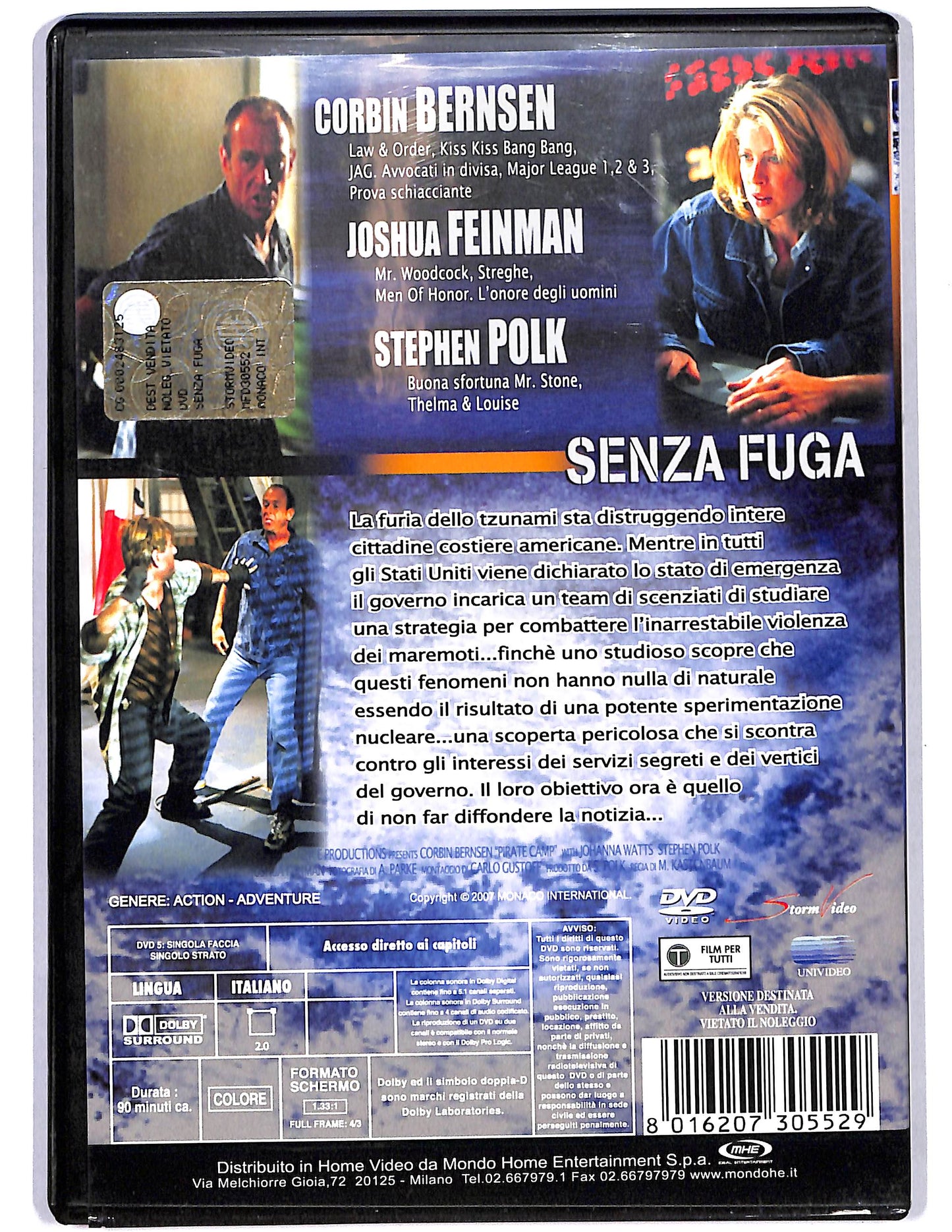 EBOND Senza fuga Allarme tzunami DVD D627919