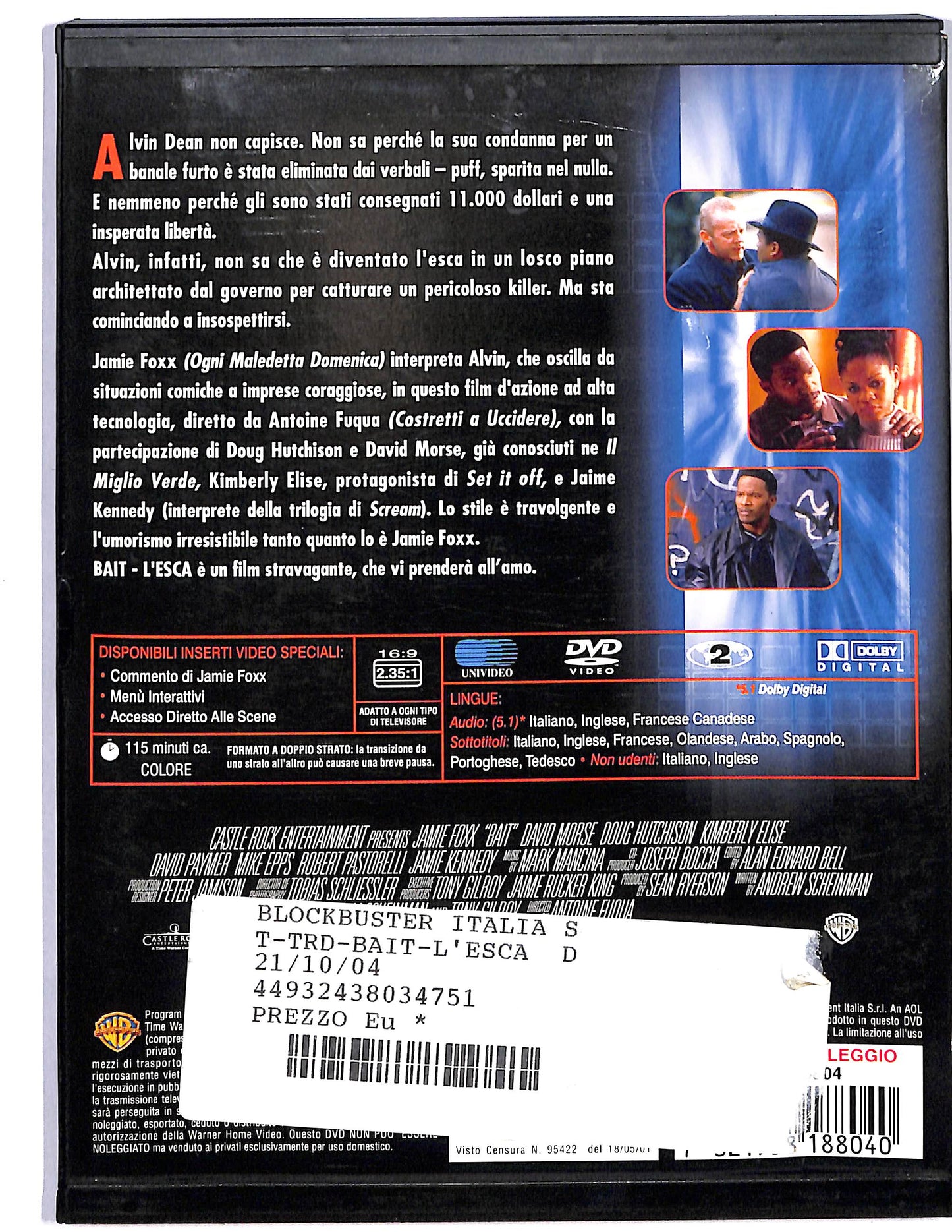 EBOND Bait-L'esca SNAPPER DVD D627929