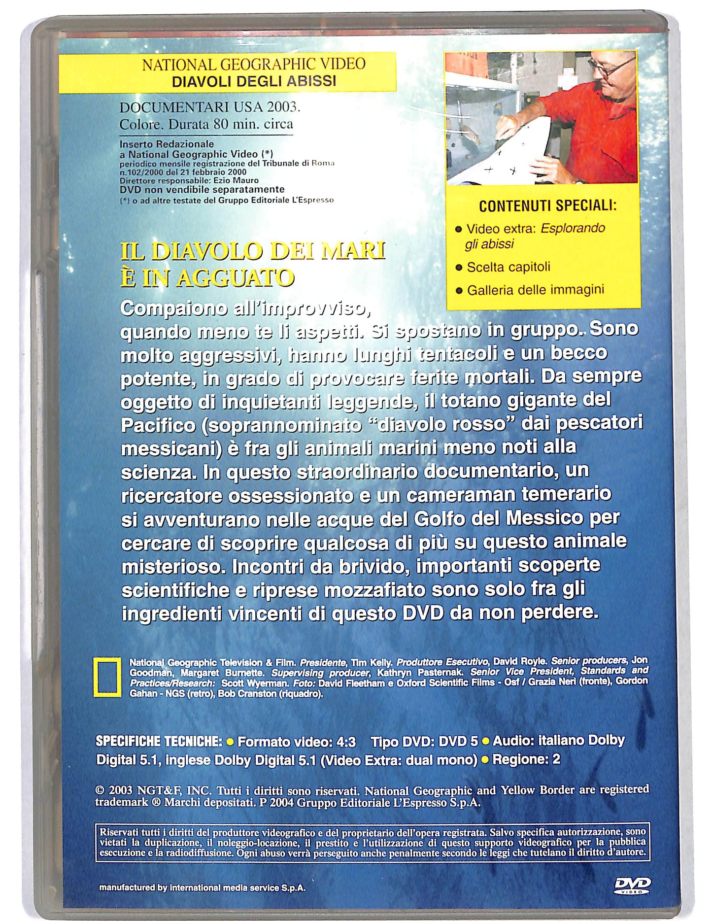 EBOND National Gepgraphic Diavoli degli abissi VOL.12 DVD D628018