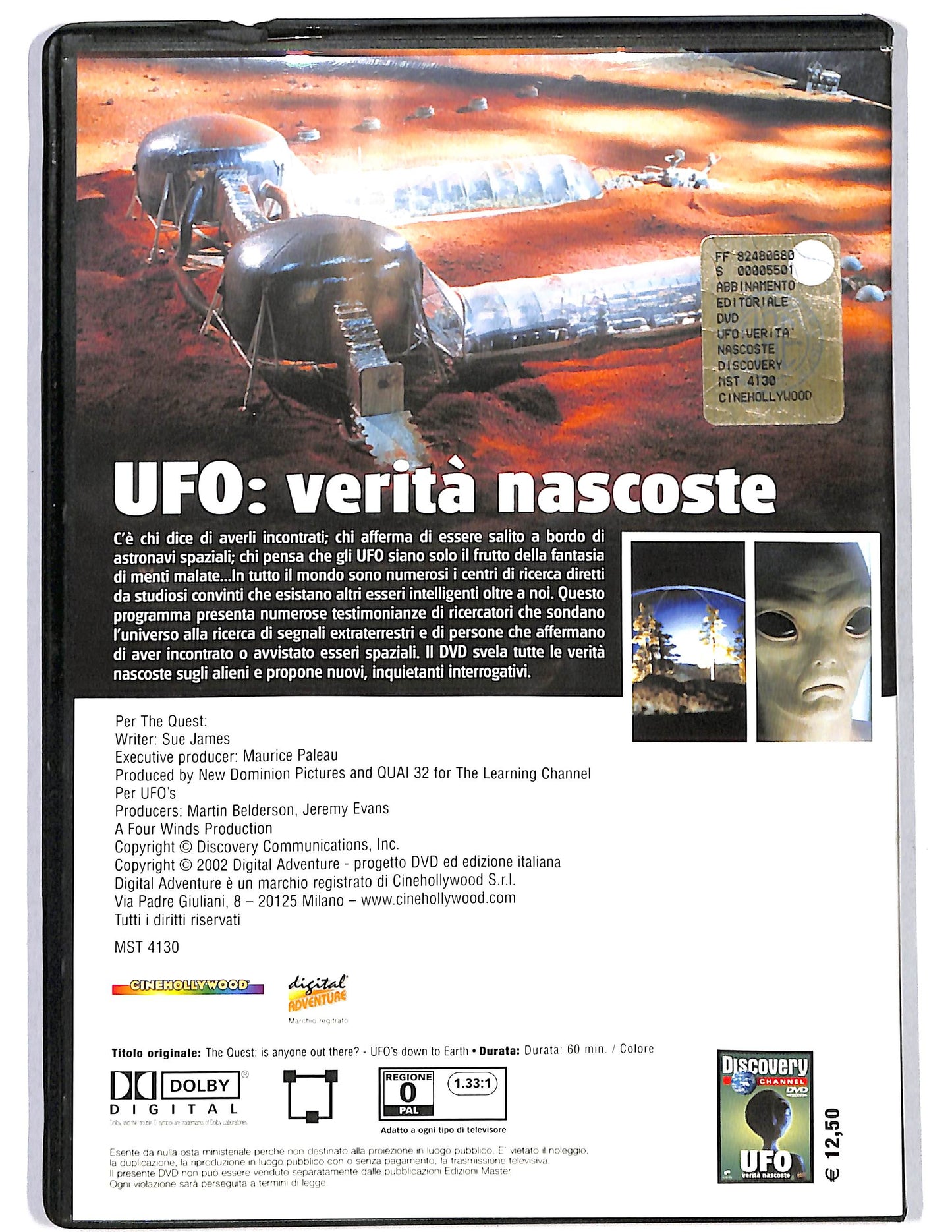 EBOND Discovery channel Ufo verita nascoste EDITORIALE DVD D628044