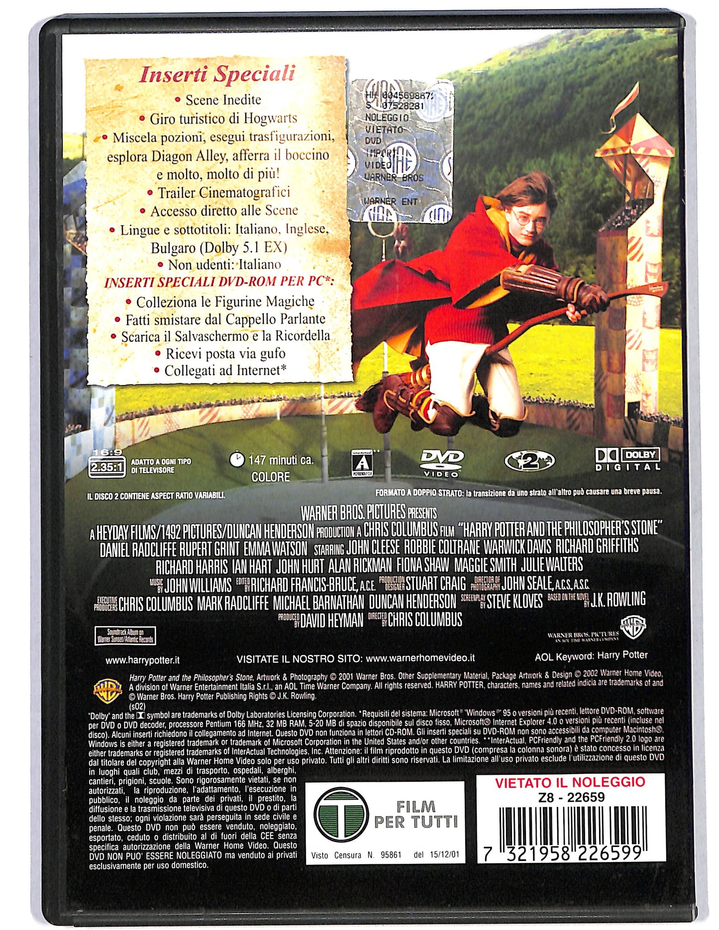 EBOND Harry Potter-E la pietra filosofale DVD D628048