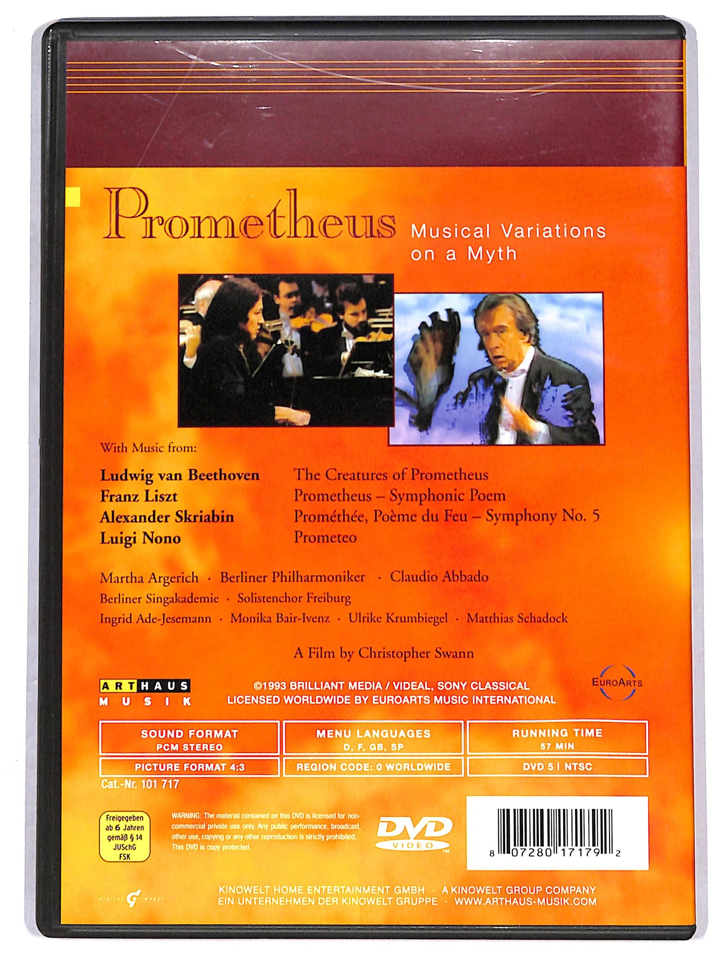 EBOND Prometheus: Musical Variations on a Myth DVD D628131