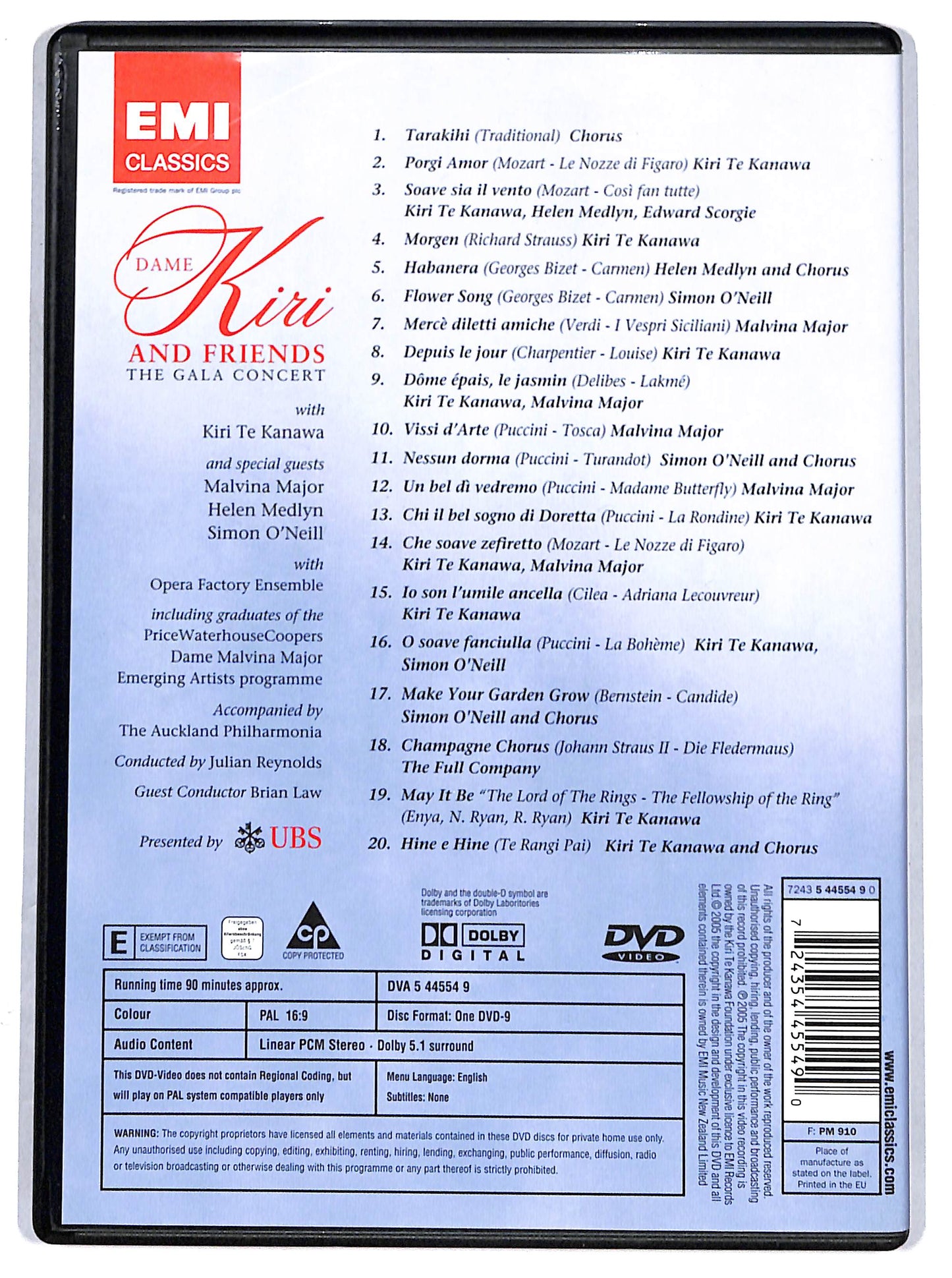 EBOND dame kiri and friends - the gala concert DVD D628151