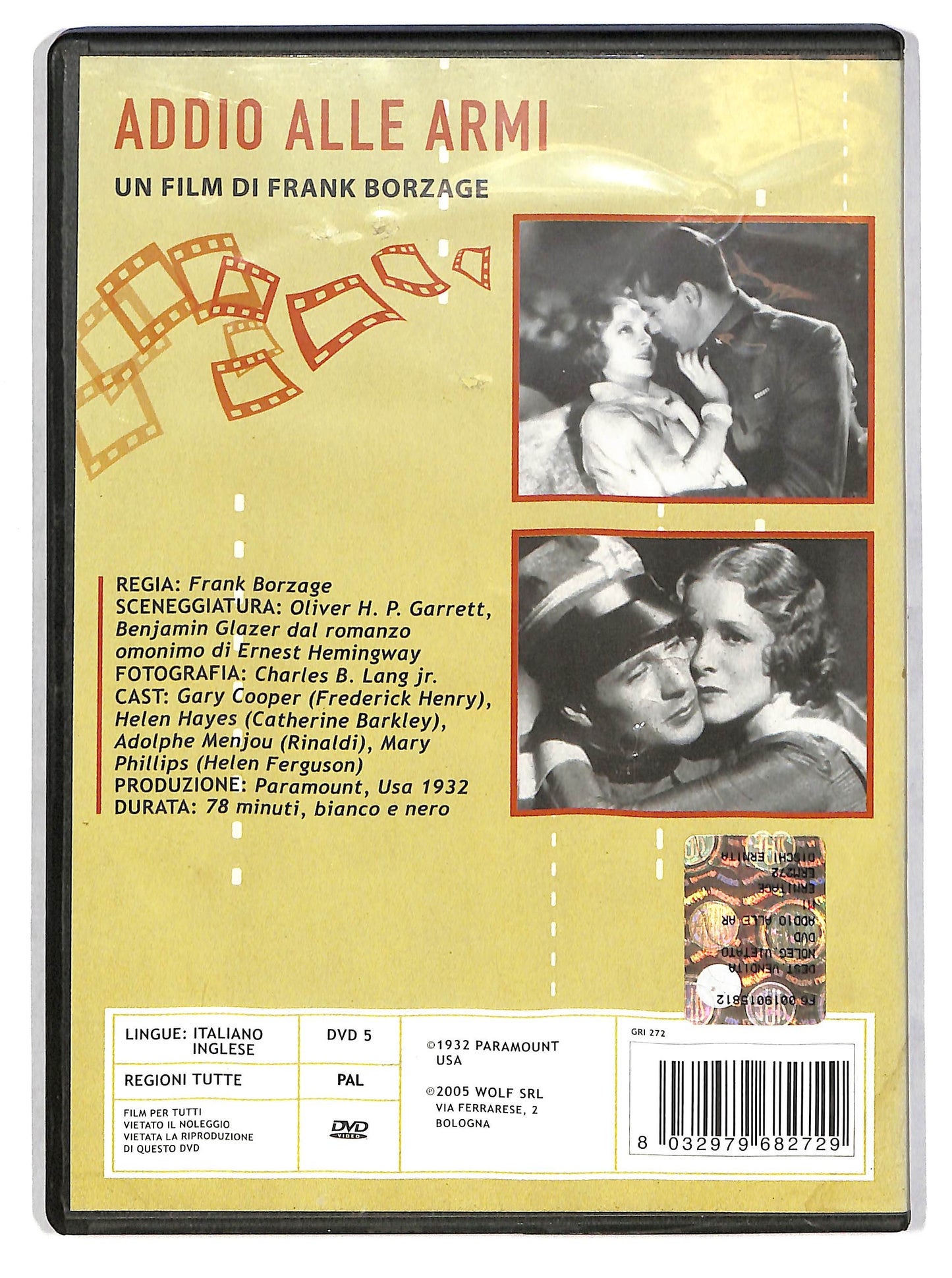 EBOND Addio alle armi (film 1932) DVD D628313