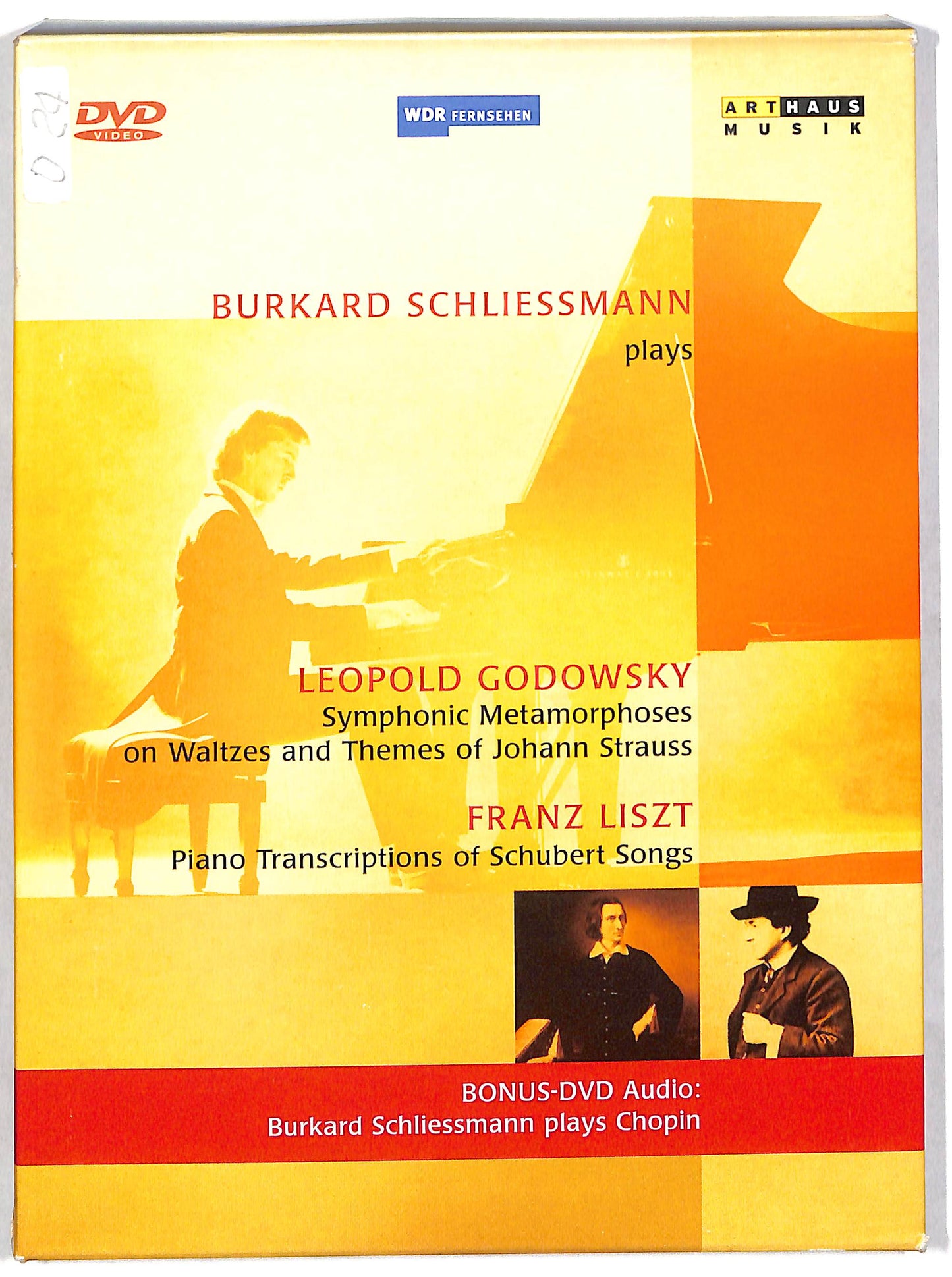 EBOND Burkard Schliessmann plays Leopold Godowsky, Franz Liszt DVD D628357