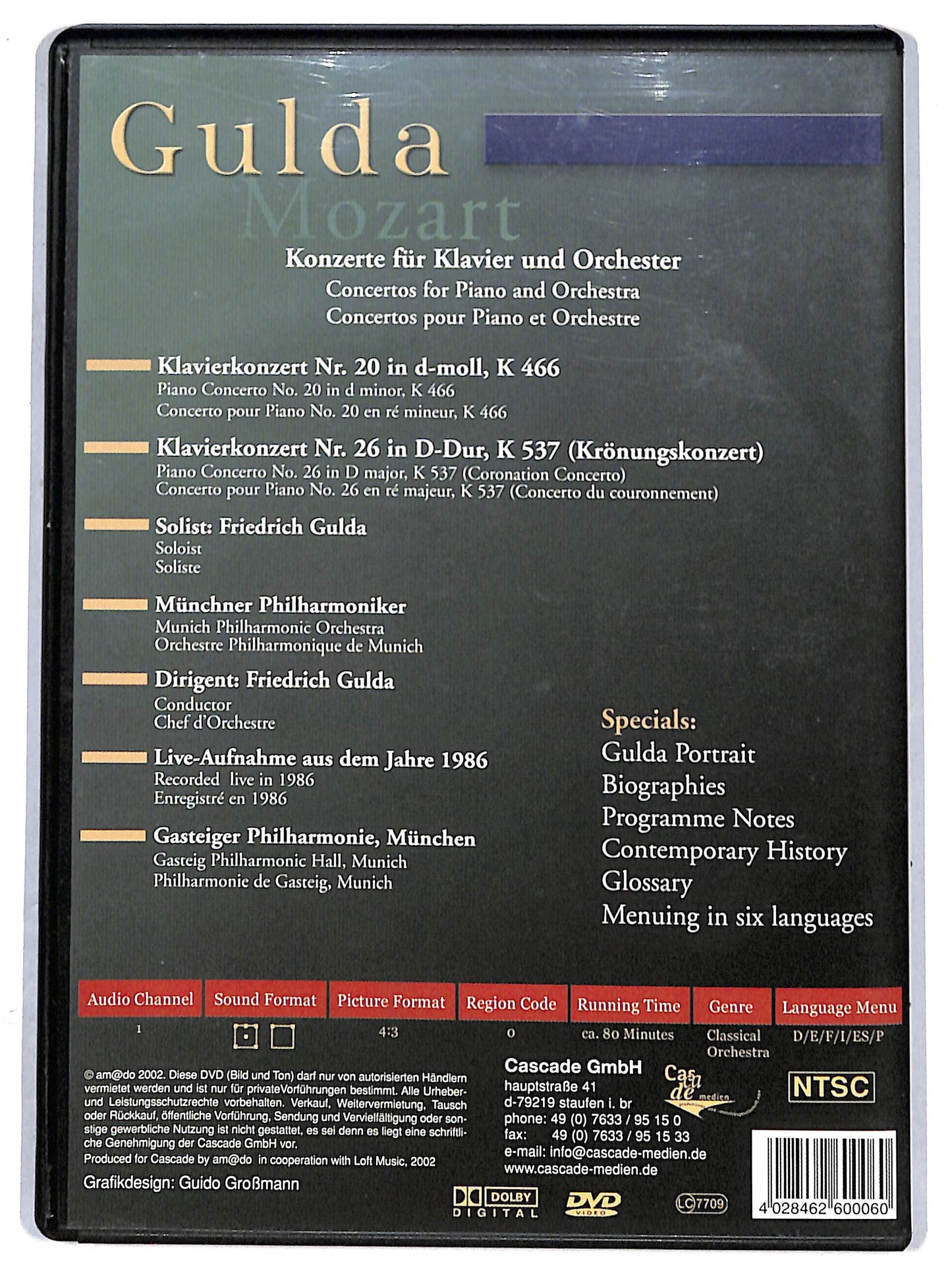 EBOND gulda piano concertos DVD D628421