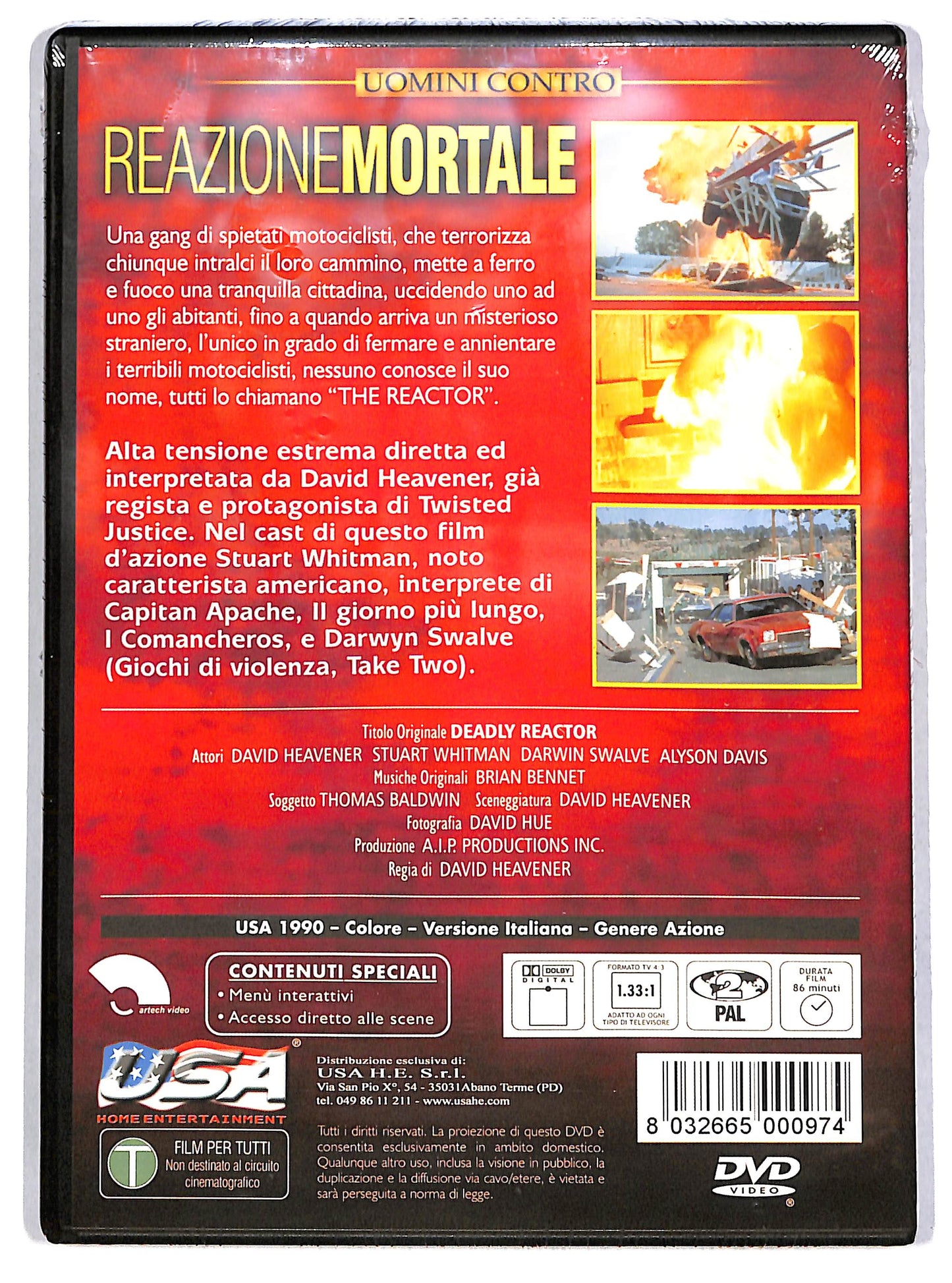 EBOND Reazione mortale DVD D628533