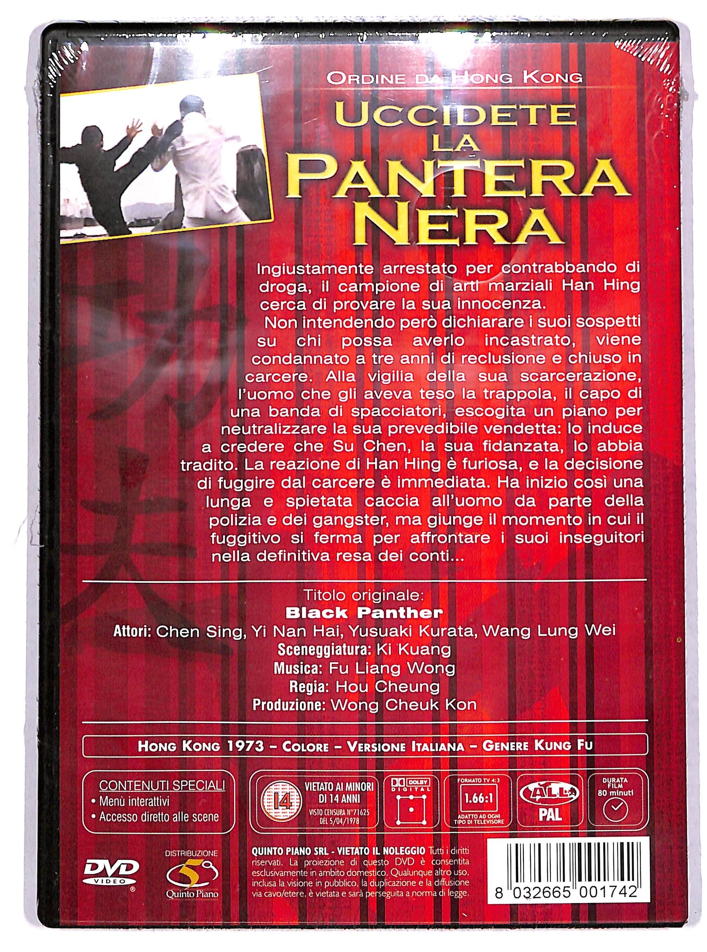 EBOND Ordine da Hong Kong - Uccidete la Pantera Nera DVD D628540