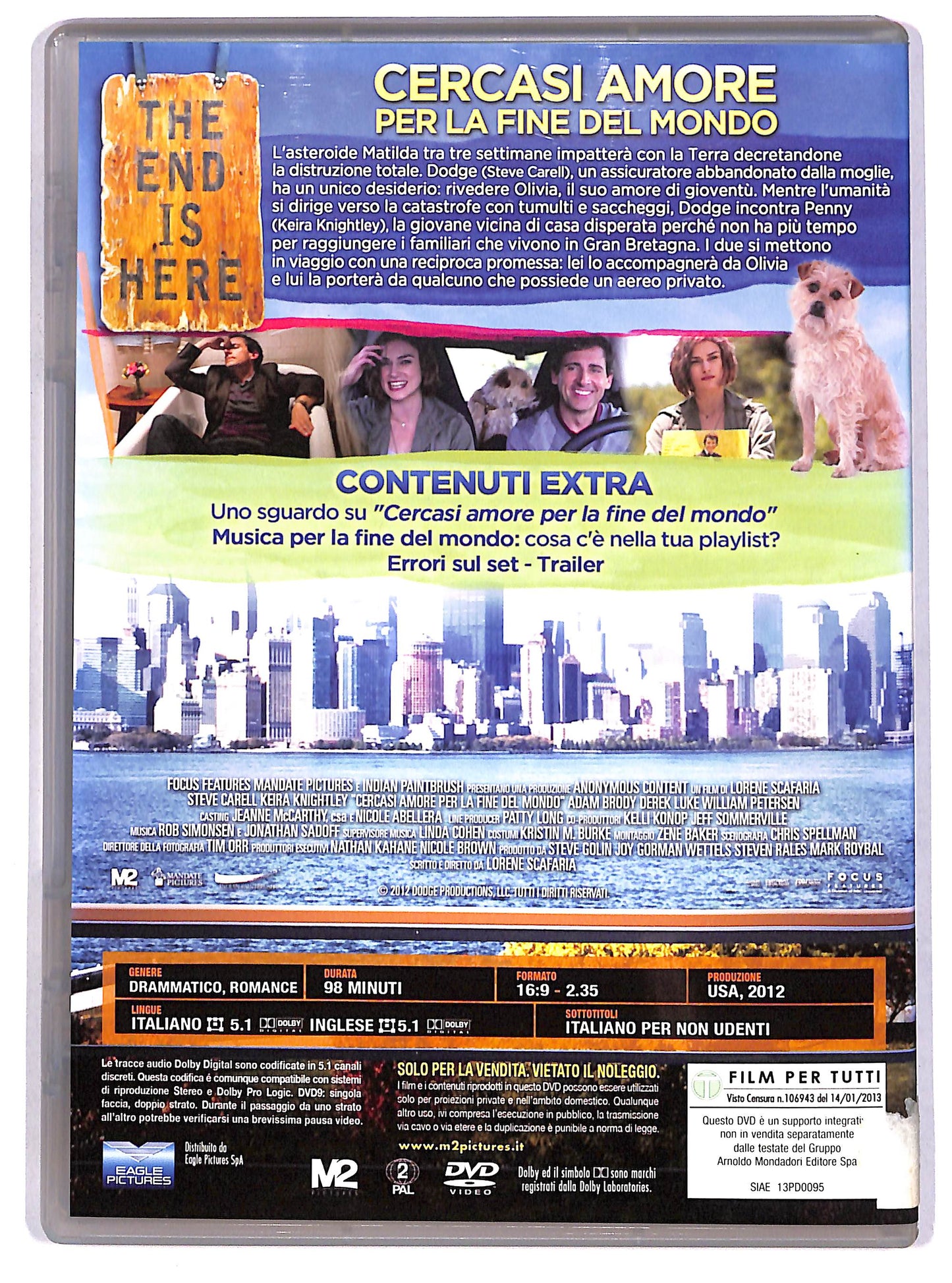 EBOND Cercasi amore per la fine del mondo EDITORIALE DVD D628615