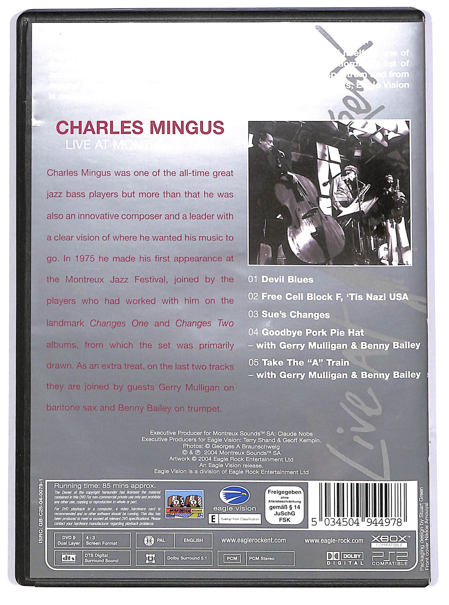 EBOND Charles Mingus – Live At Montreux 1975 DVD D628659