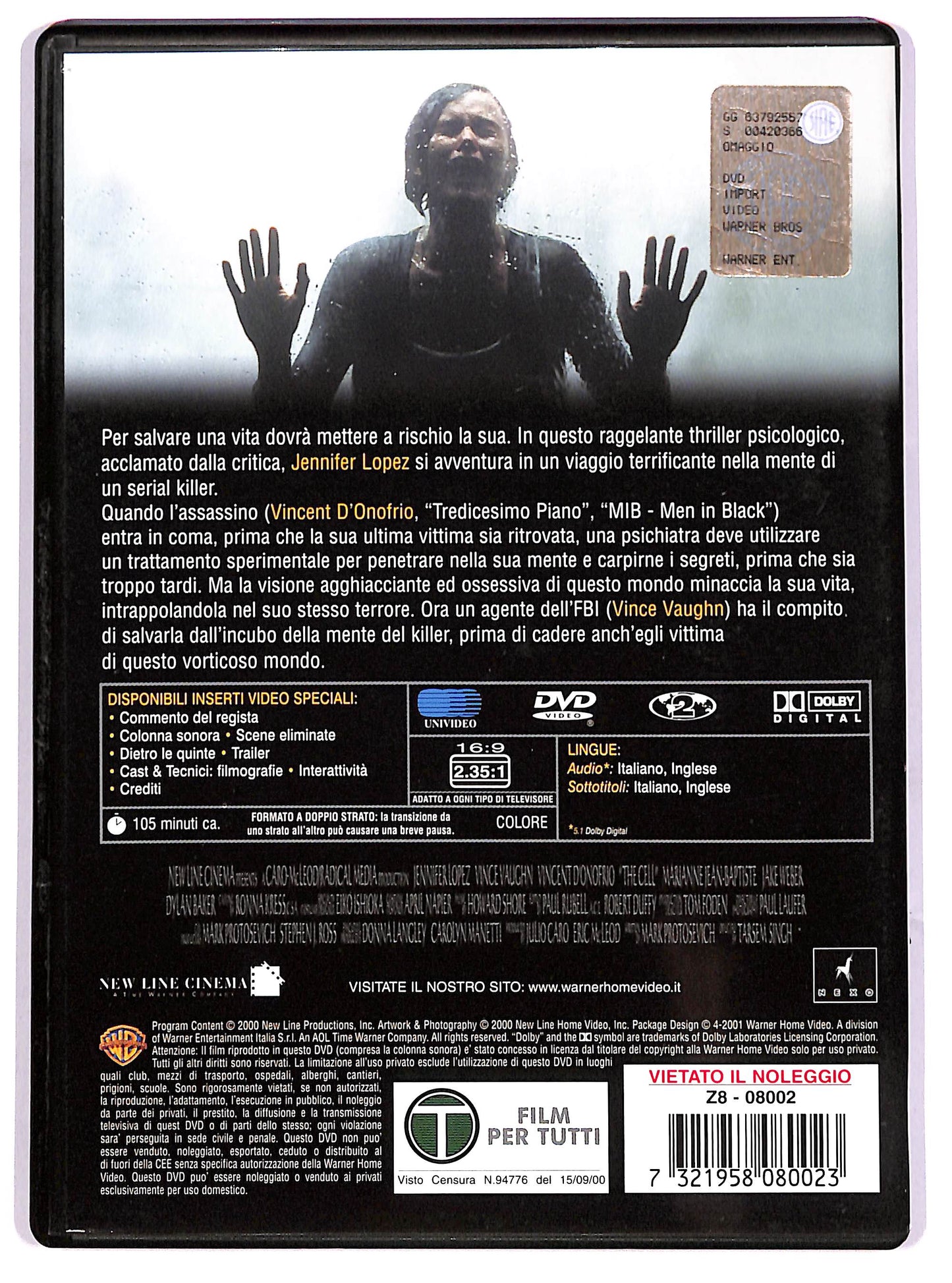 EBOND The Cell - La cellula DVD D628737