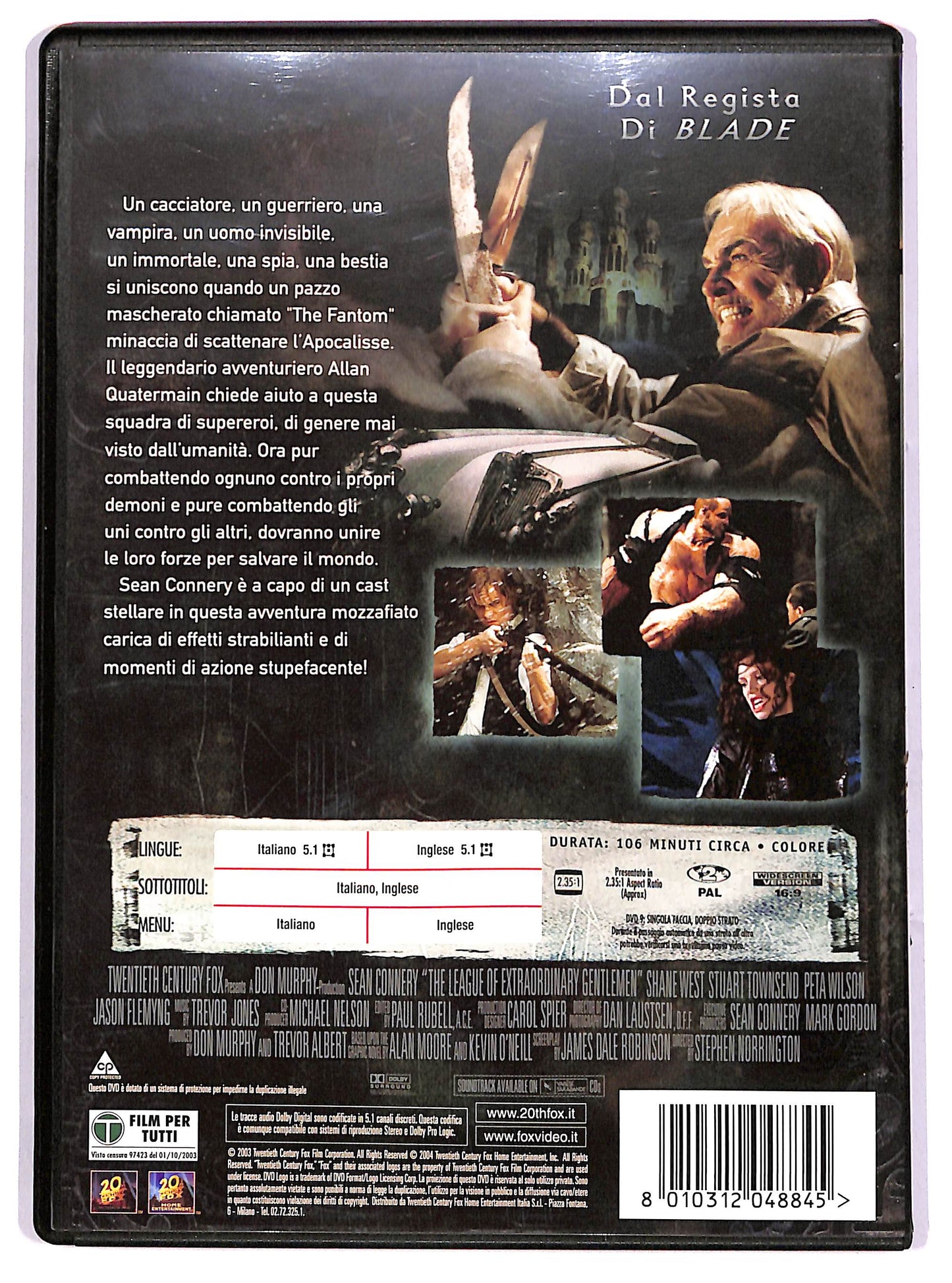 EBOND La leggenda degli uomini straordinari DVD D628944
