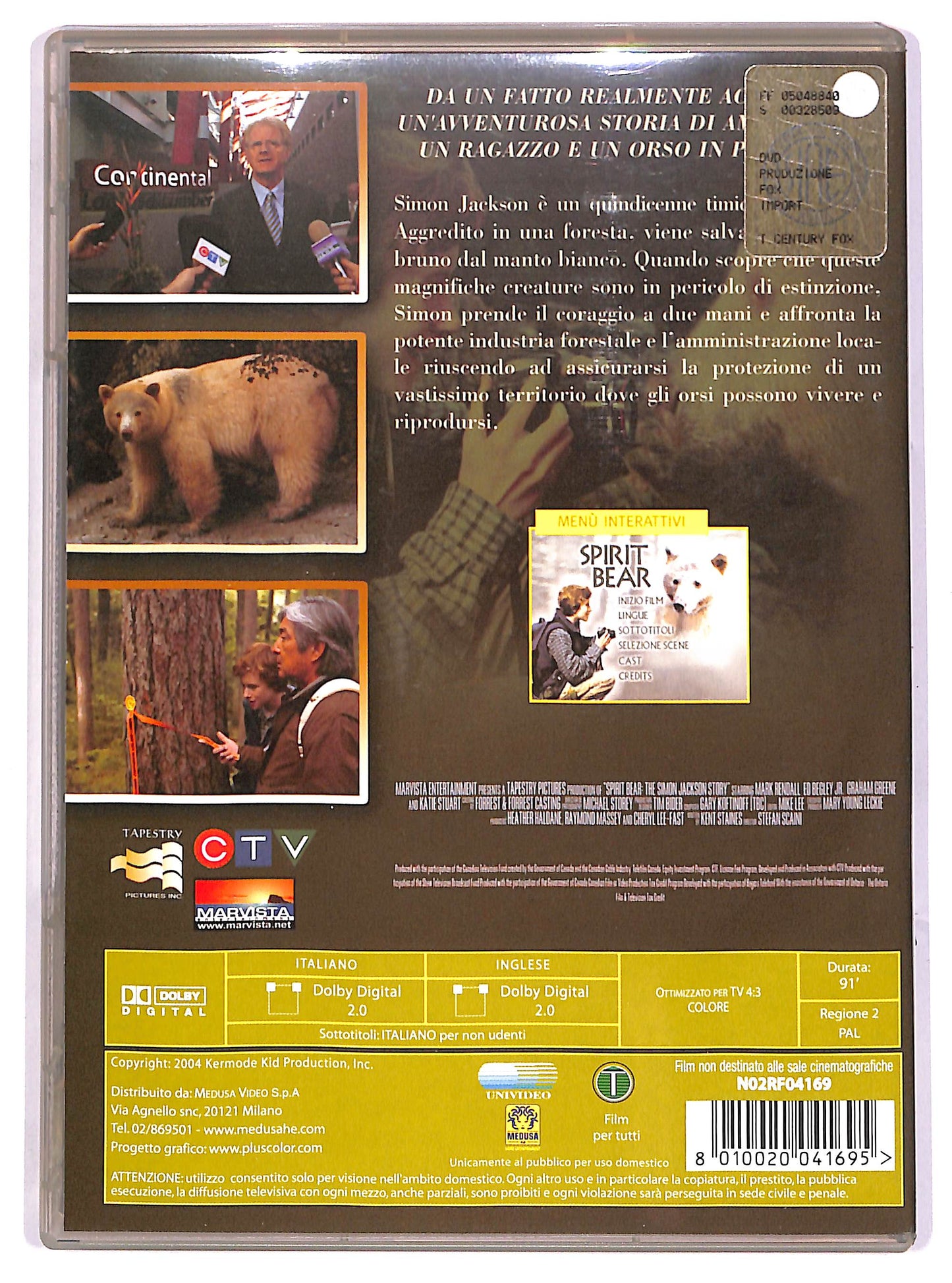 EBOND Spirit Bear Noleggio DVD D628962