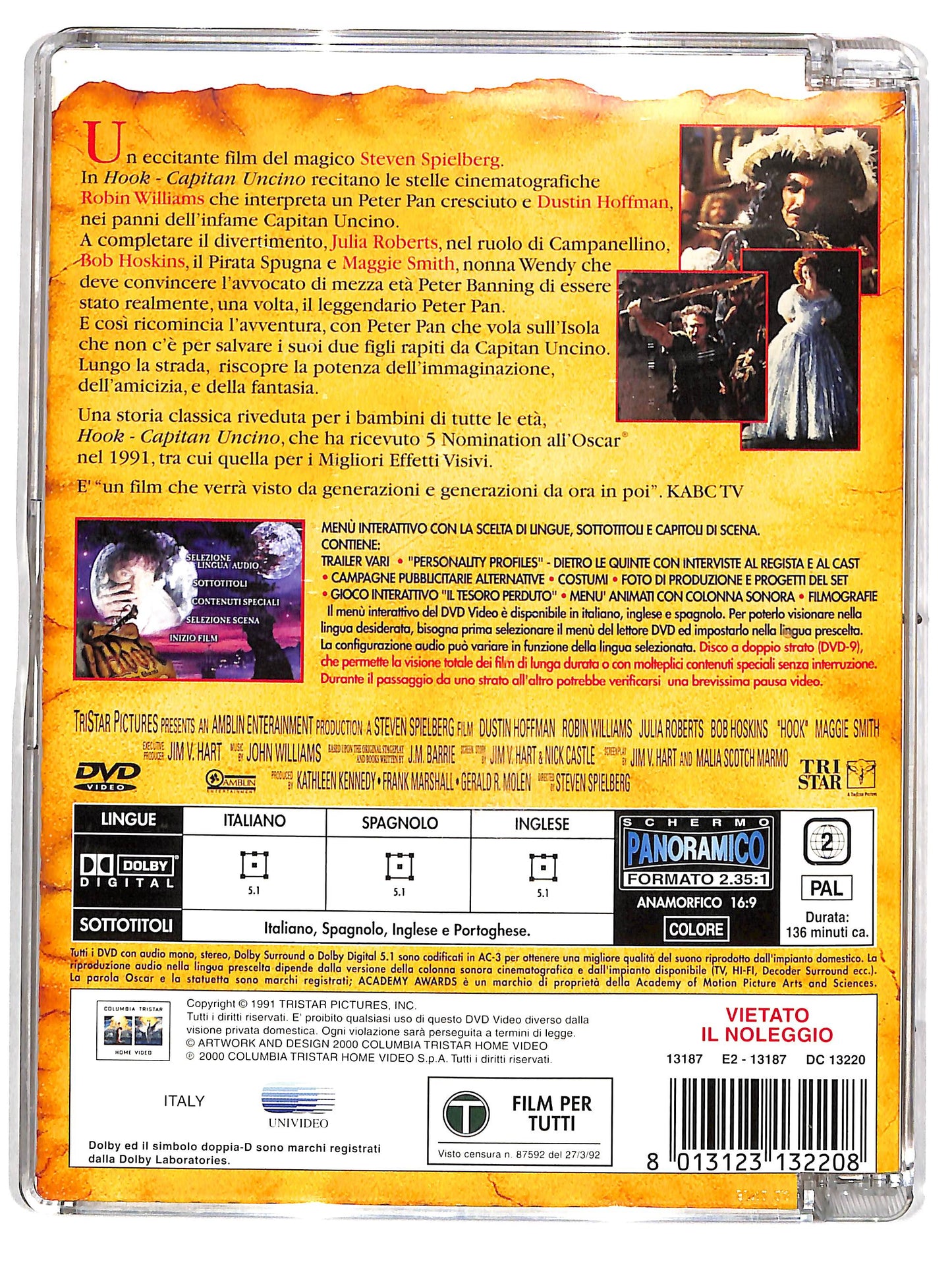EBOND Hook - Capitan Uncino Collector's Edition  SJB DVD D629239