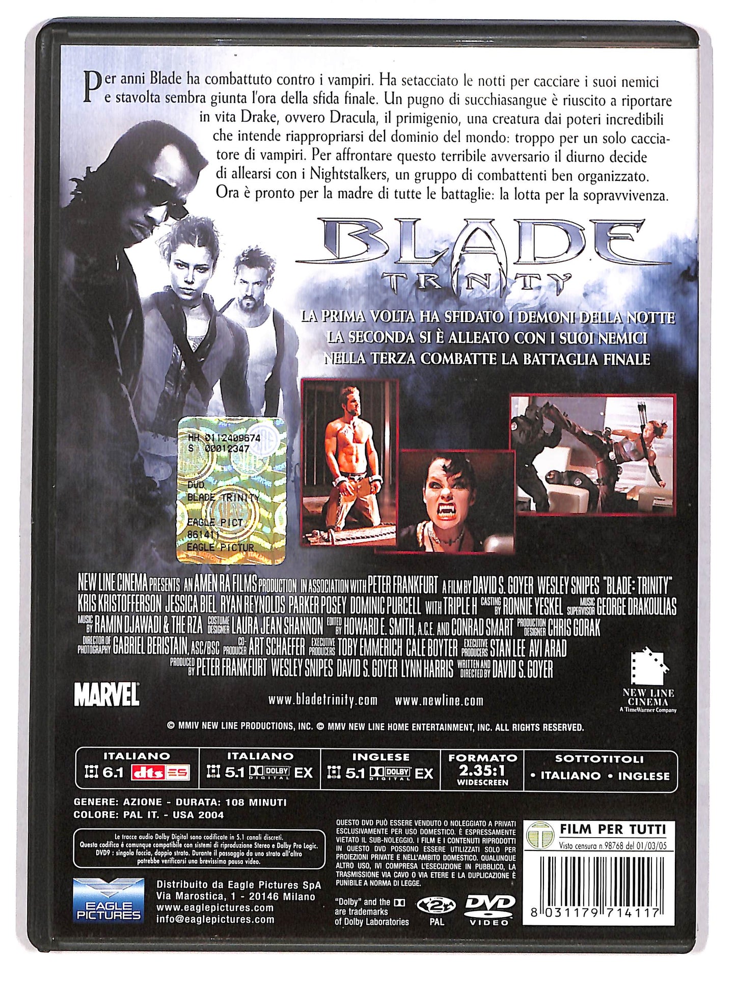 EBOND Blade: Trinity DVD D629267