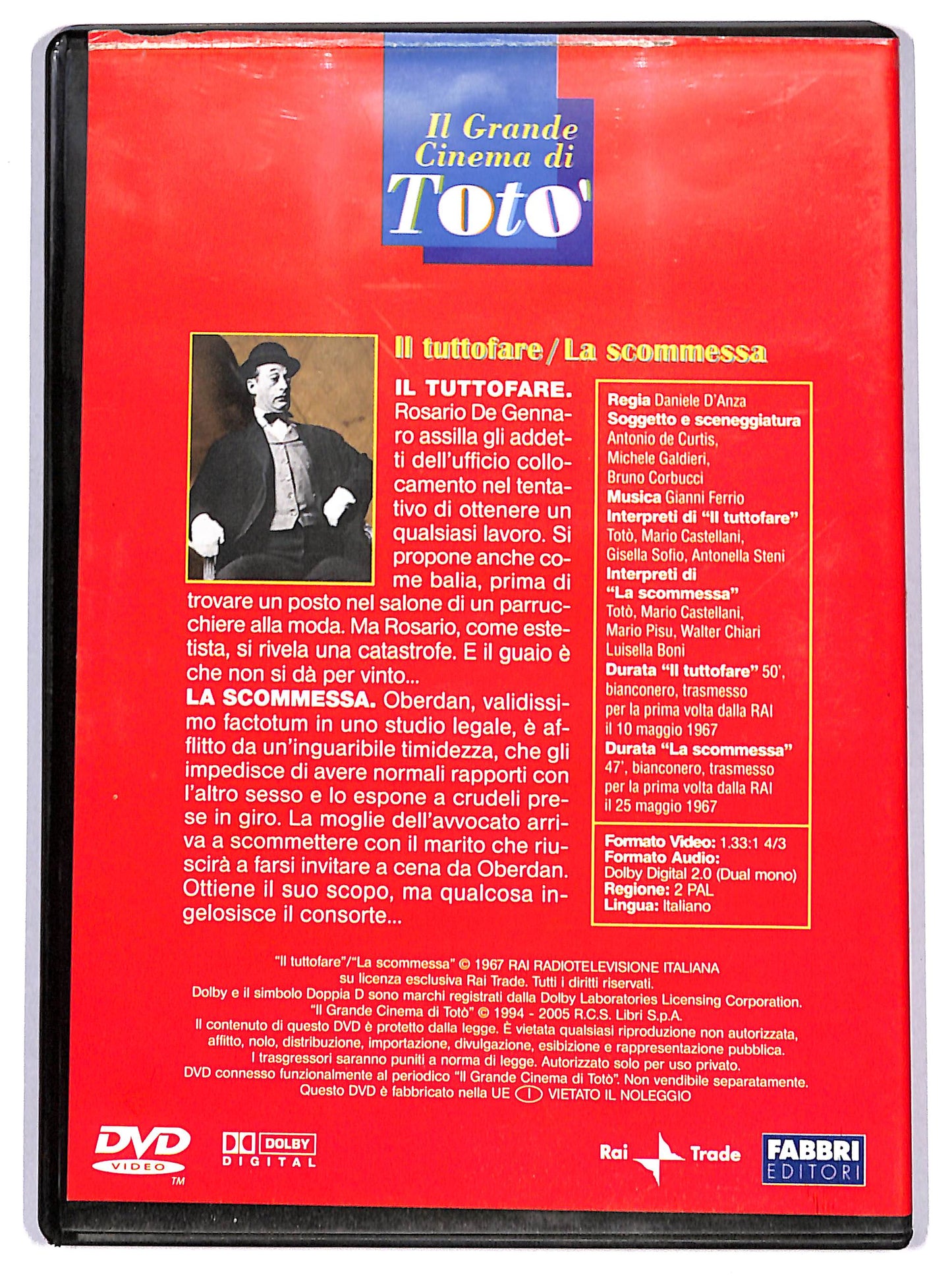 EBOND il tuttofare/ la scommessa  EDITORIALE DVD D629304