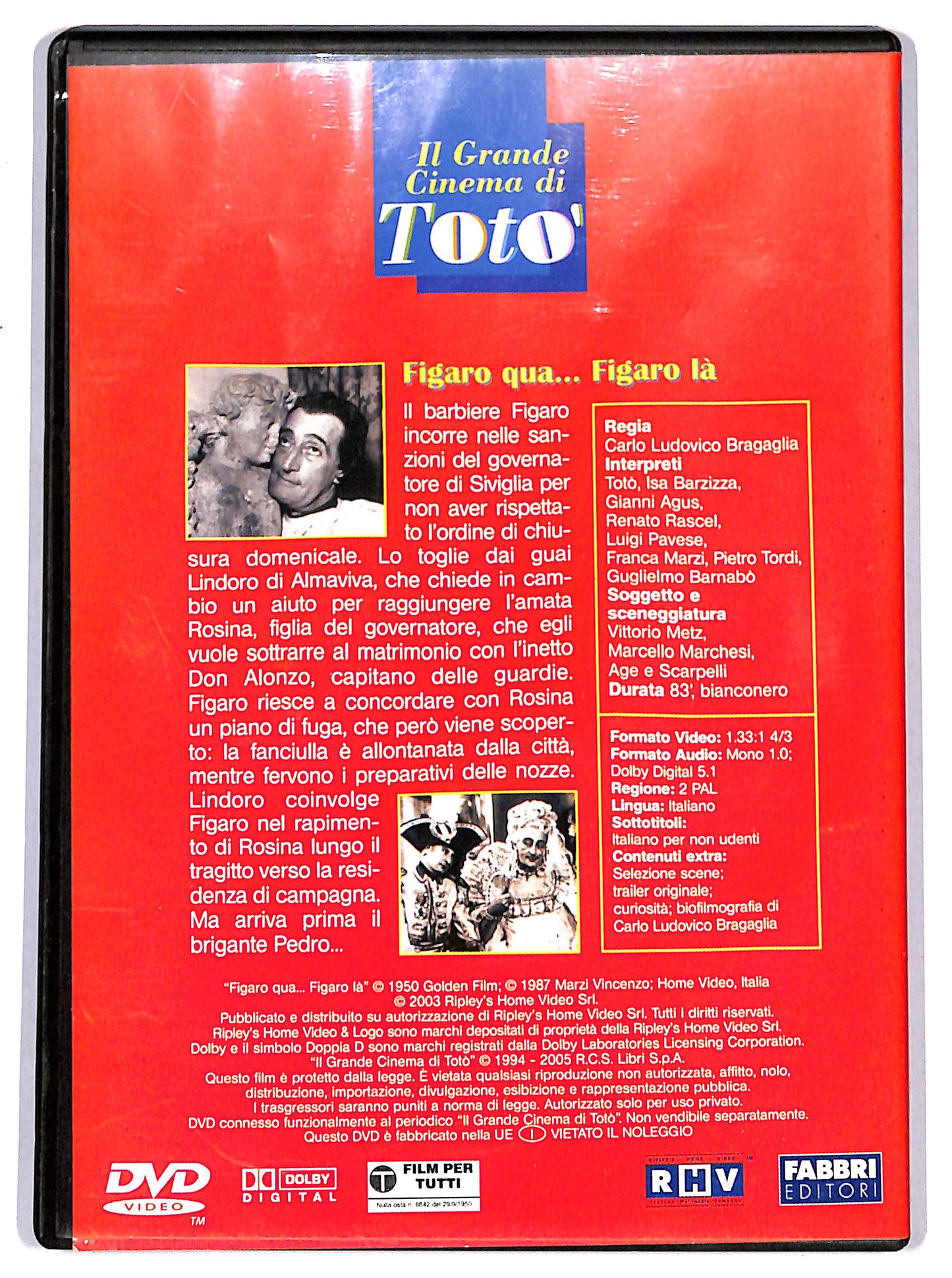 EBOND Figaro qua, Figaro la  EDITORIALE DVD D629368