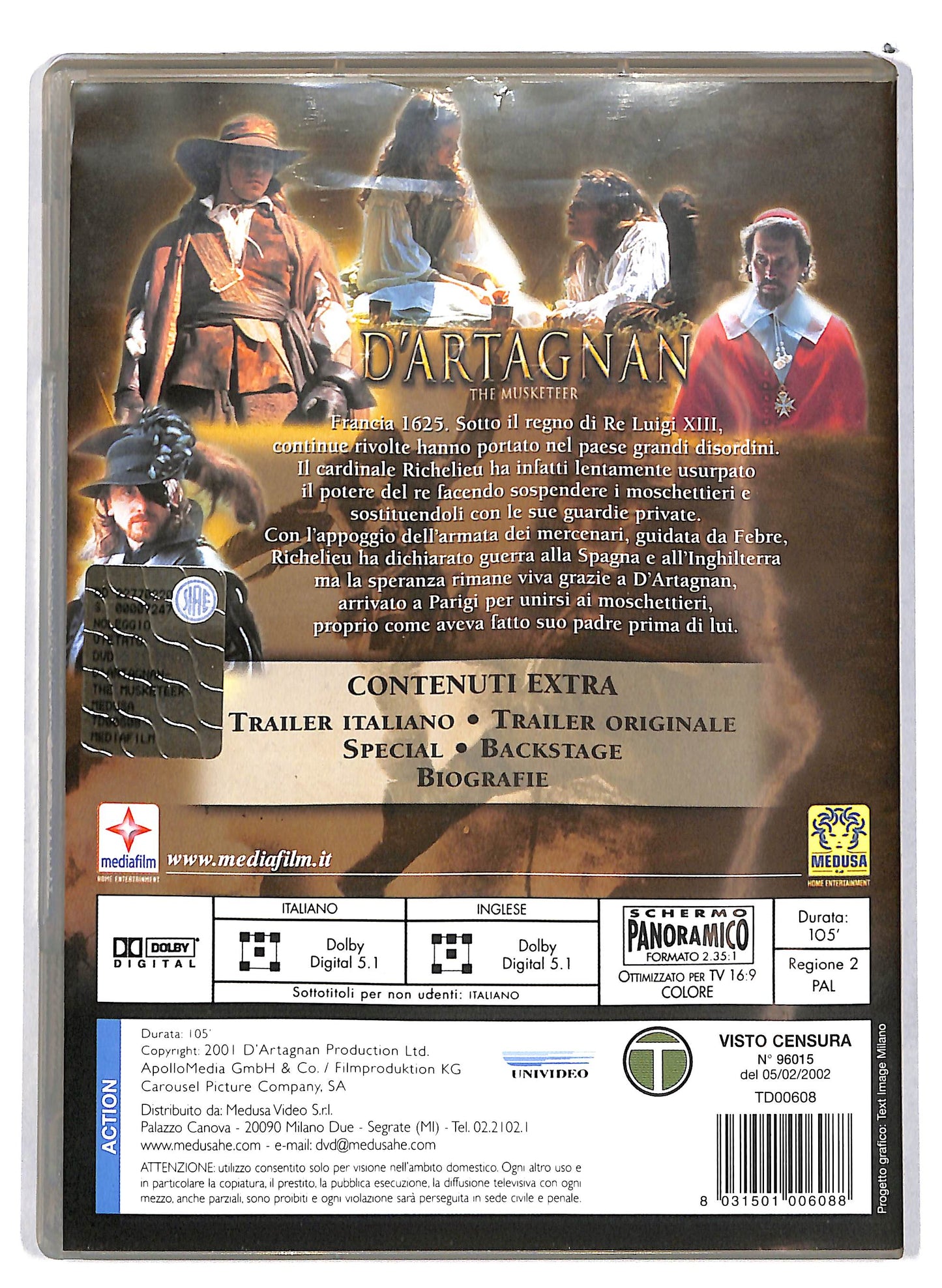 EBOND D'Artagnan DVD D629405