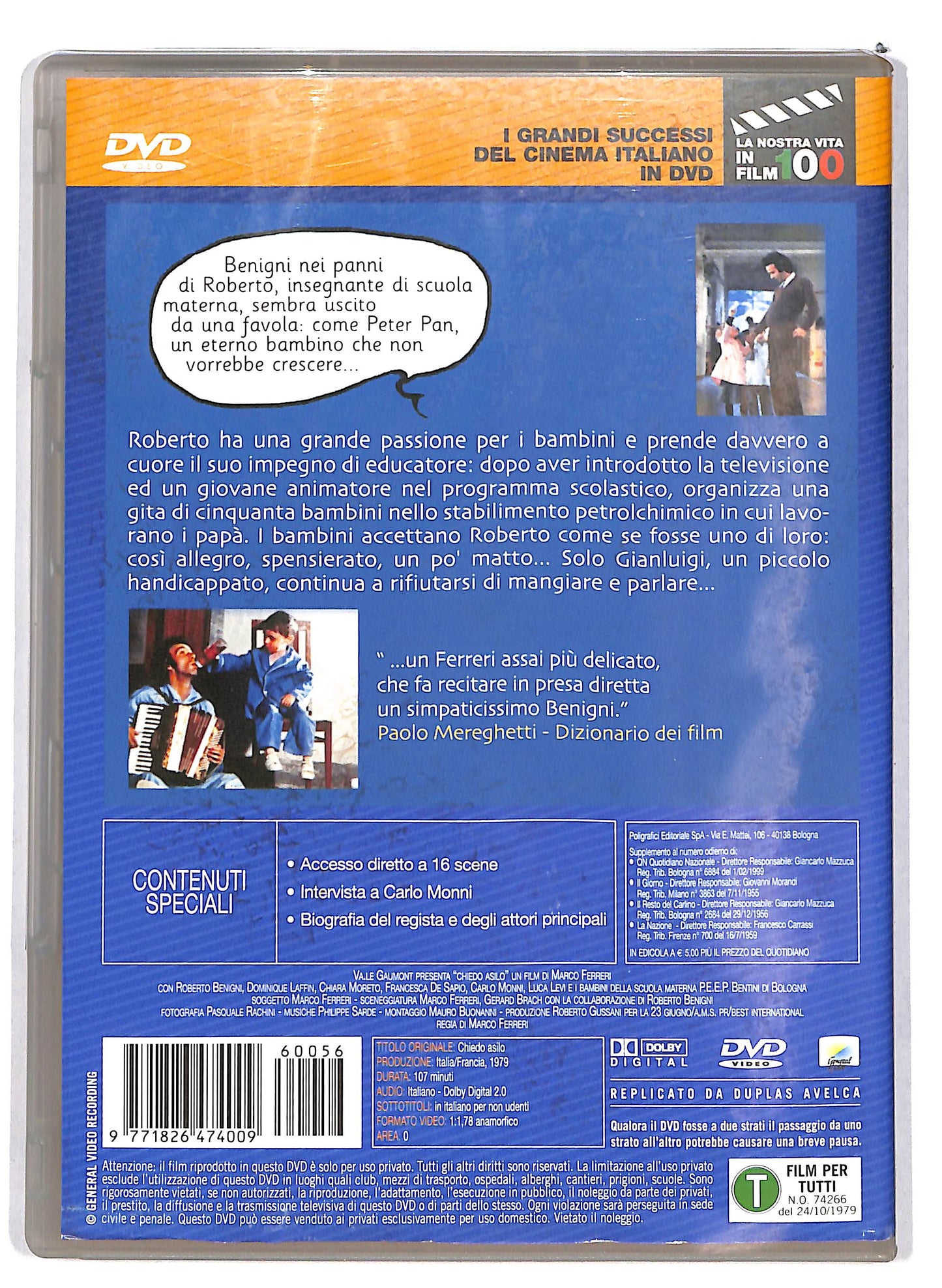 EBOND Chiedo asilo  EDITORIALE DVD D629426
