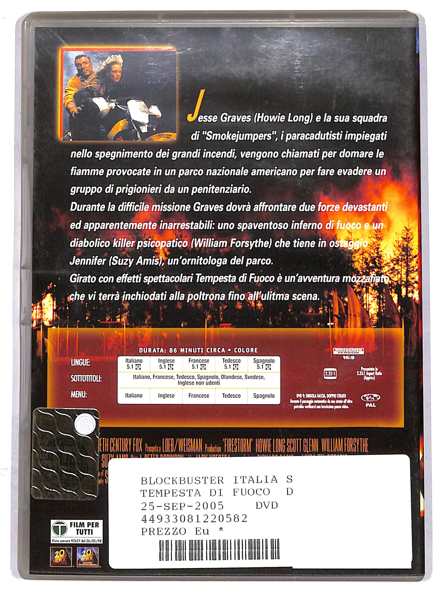 EBOND tempesta di fuoco DVD D629538