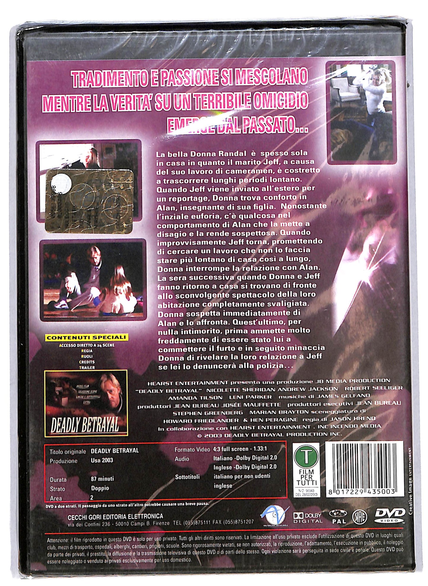 EBOND Deadly Betrayal  DVD D629722