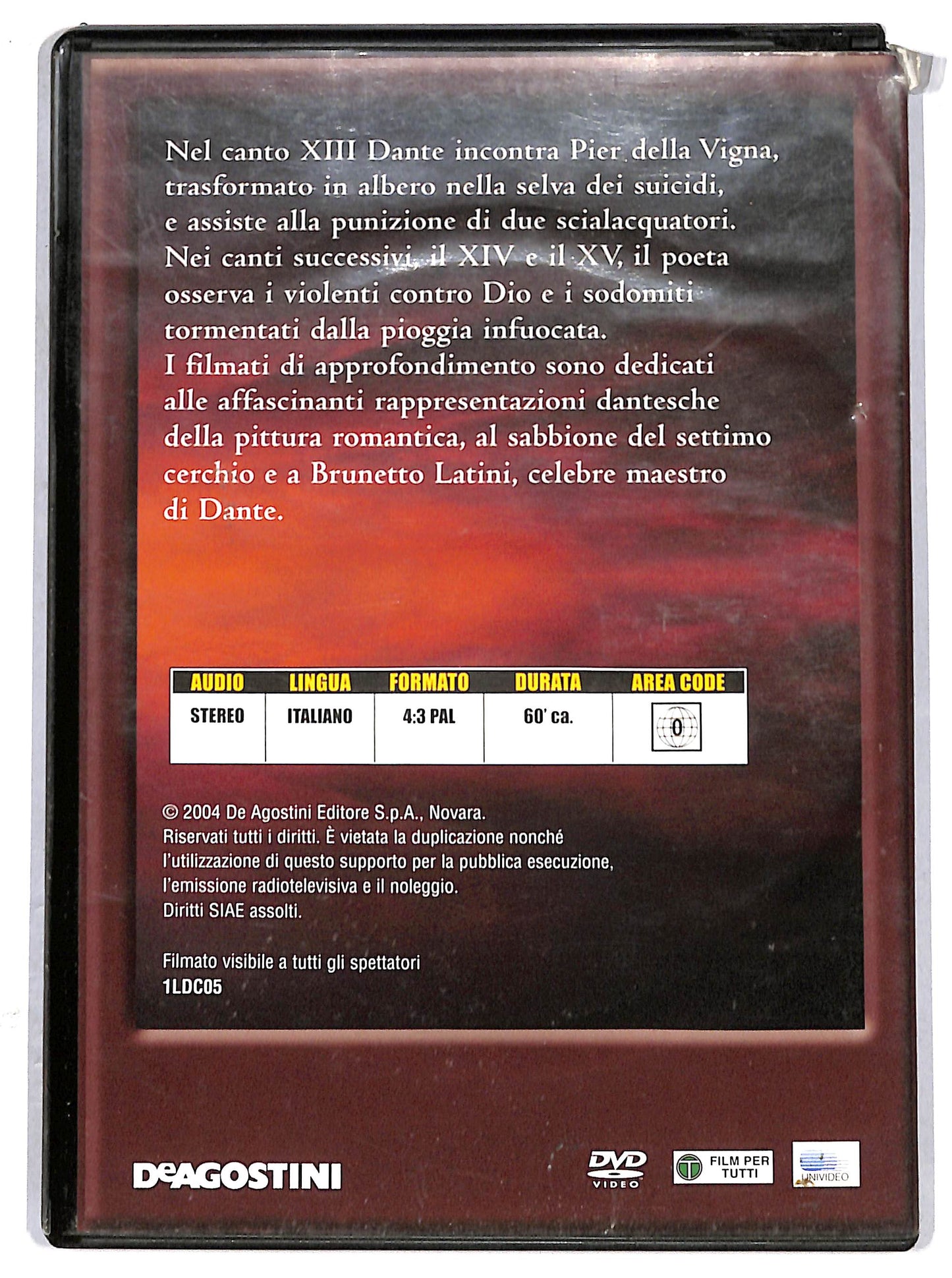 EBOND la divina commedia - inferno - canti   EDITORIALE DVD D629831