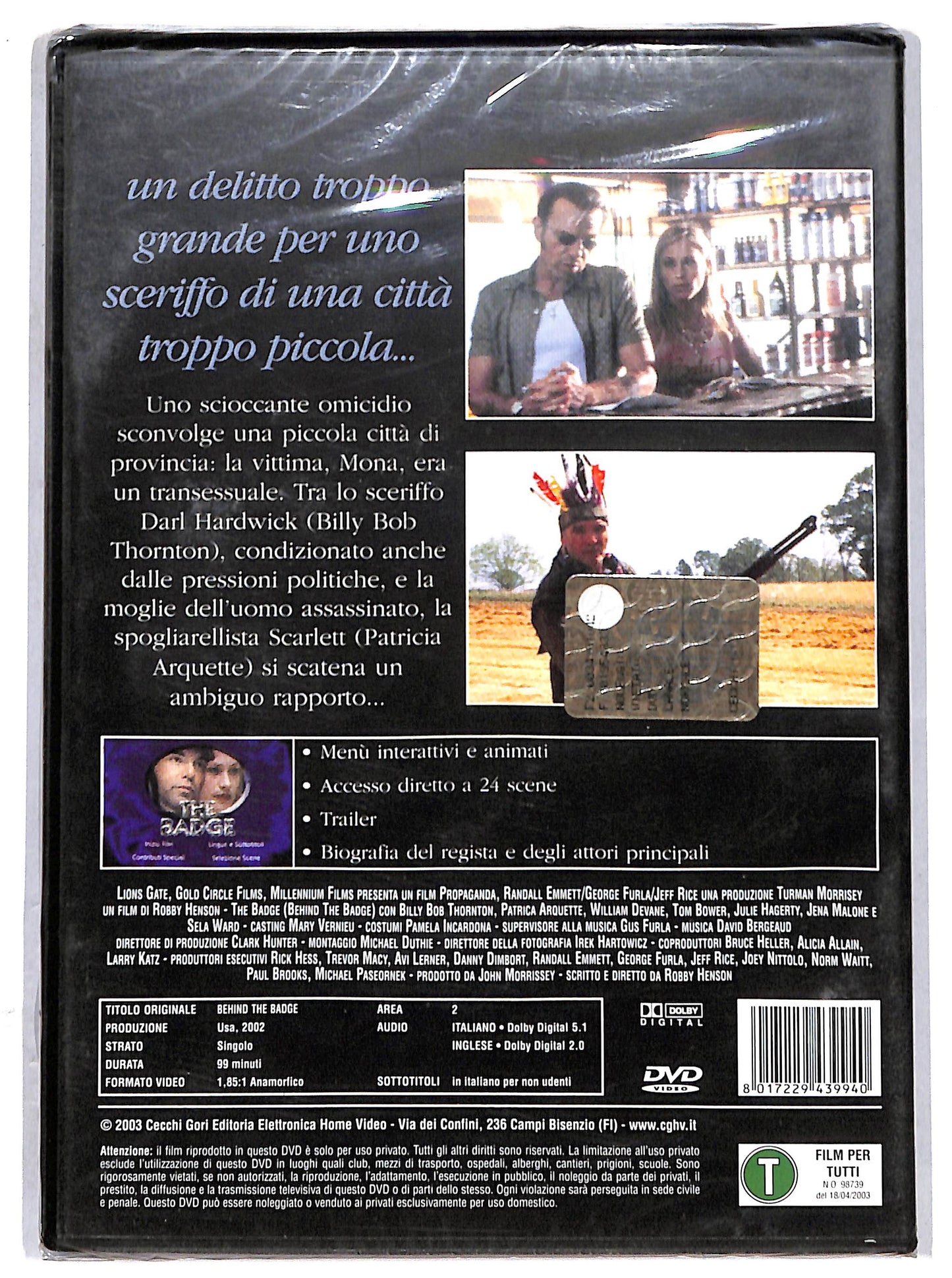 EBOND The Badge - Inchiesta scandalo DVD D629842