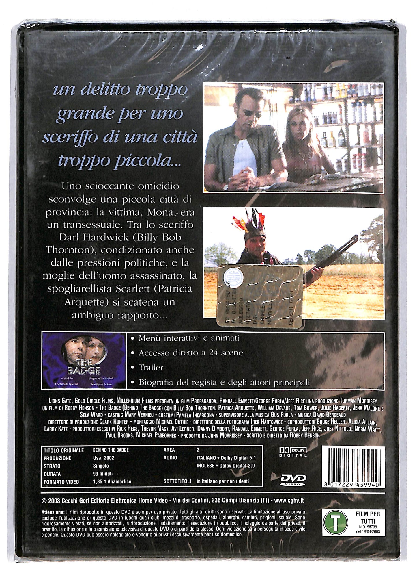 EBOND The Badge - Inchiesta scandalo DVD D629906