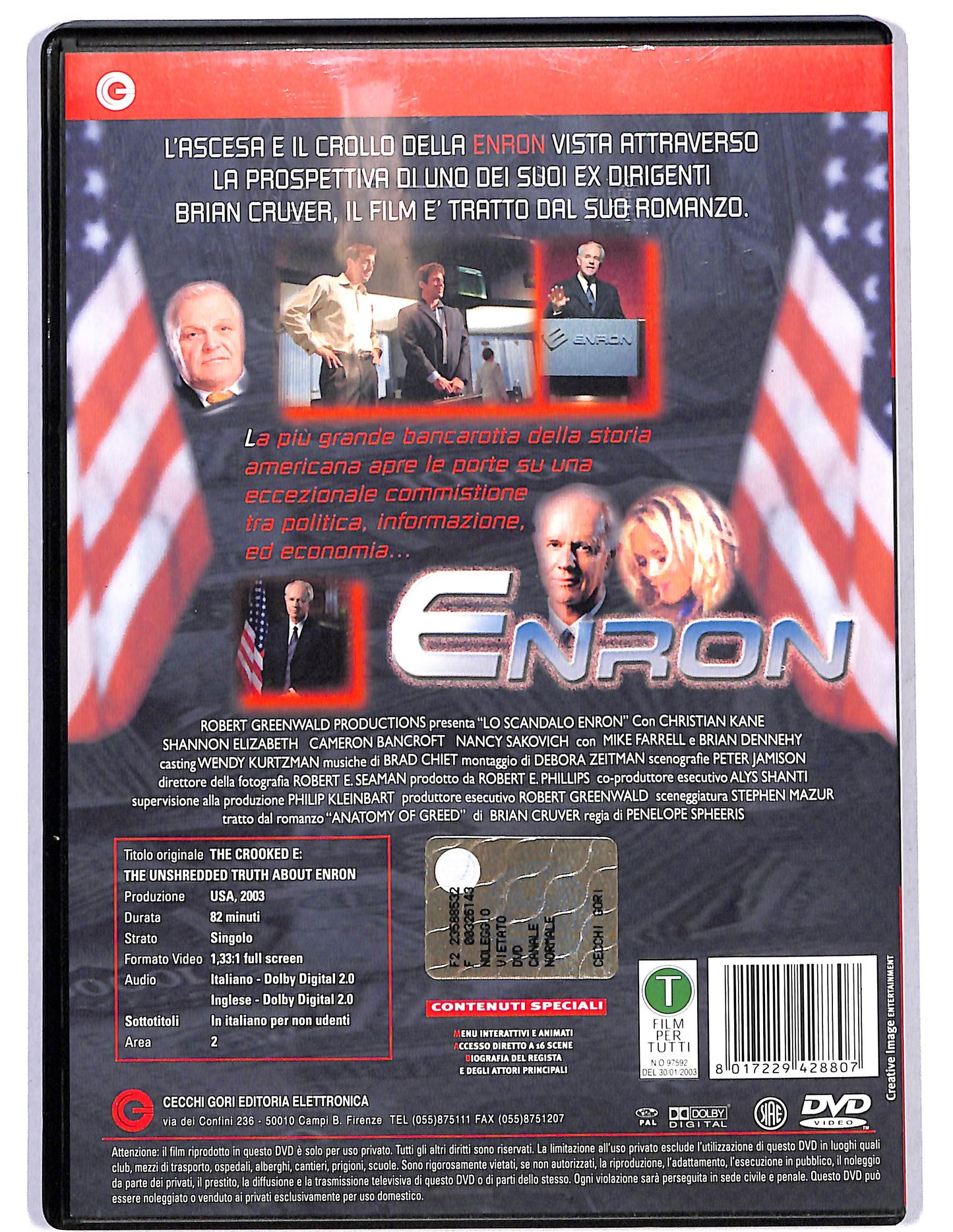 EBOND Lo scandalo-La verita dietro la truffa del secolo ENRON DVD D630032