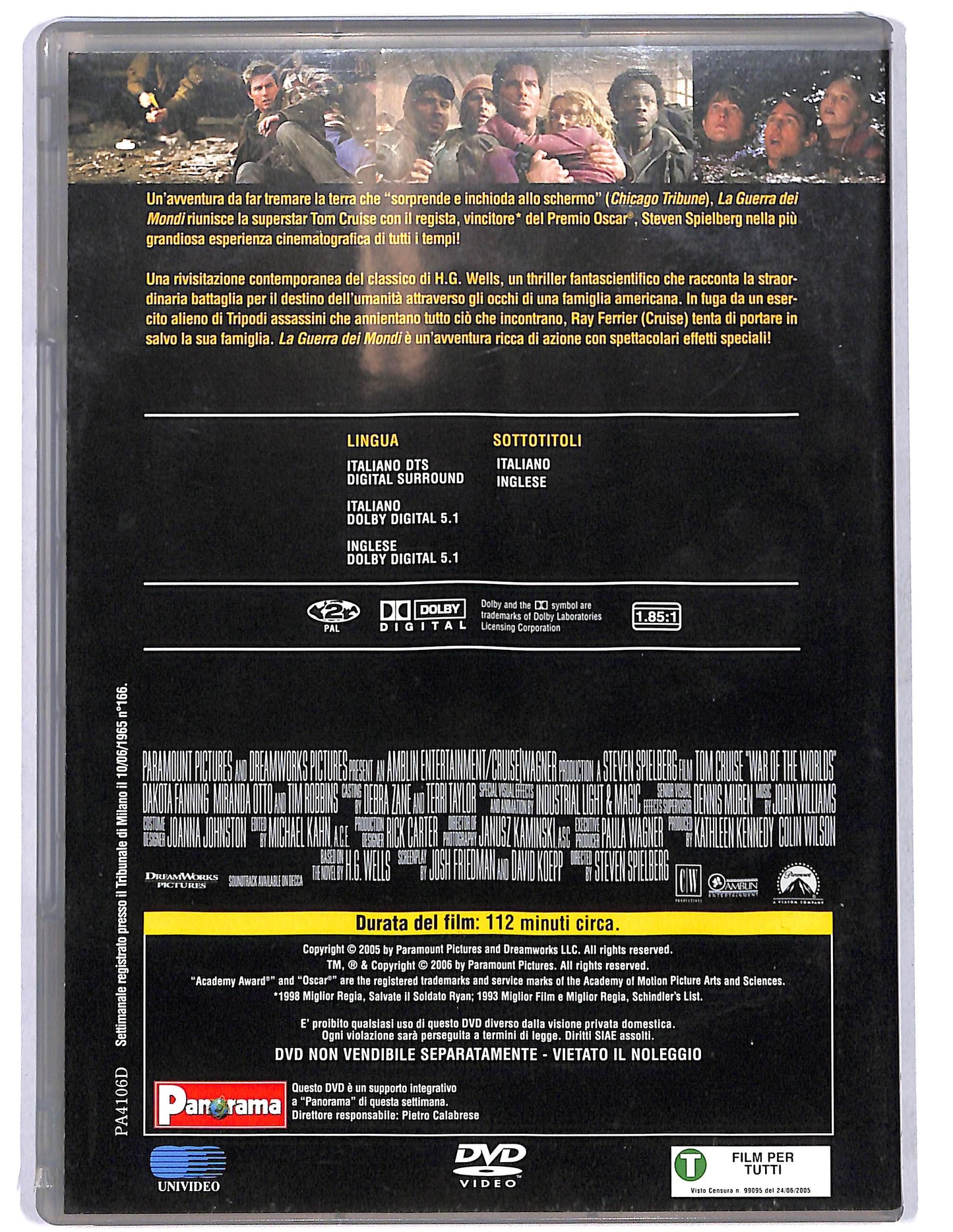 EBOND La guerra dei mondi- EDITORIALE  DVD D630213