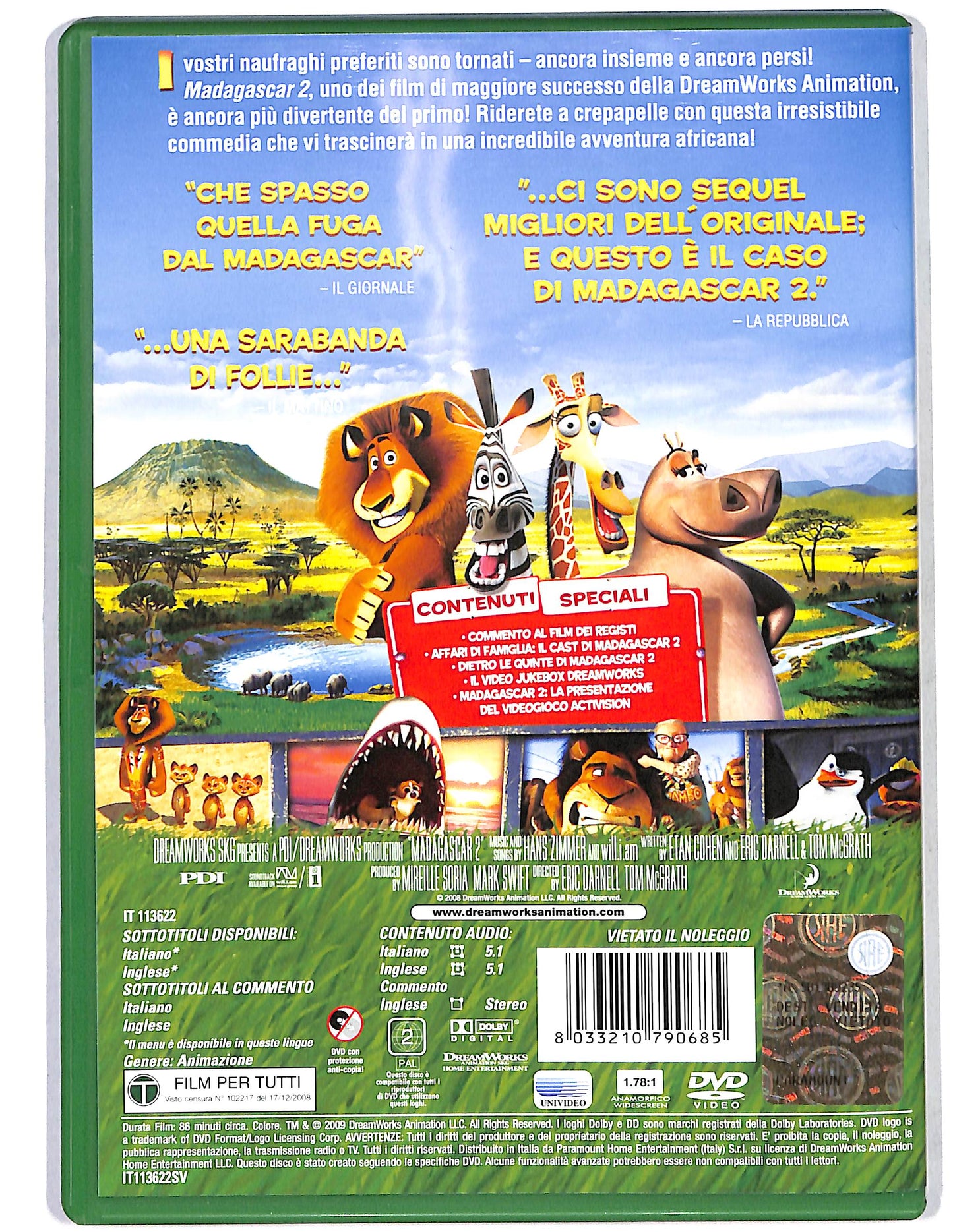 EBOND Madagascar 2 DVD D630222
