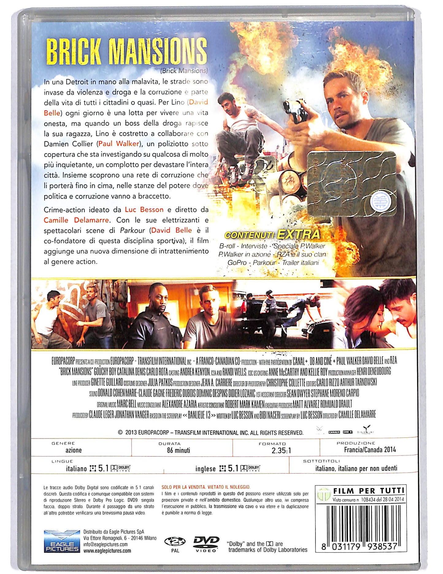 EBOND Brick Mansions DVD D630228