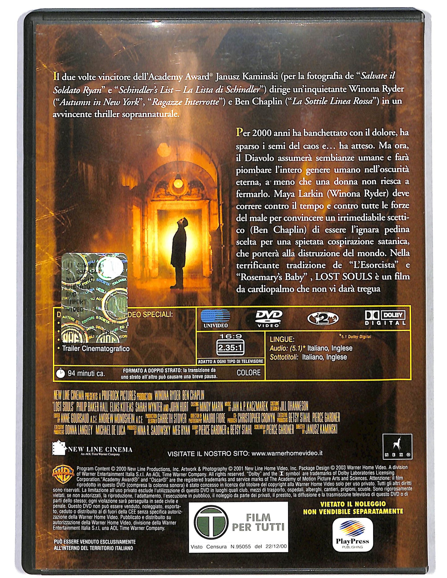 EBOND Lost Souls-La profezia DVD D630343