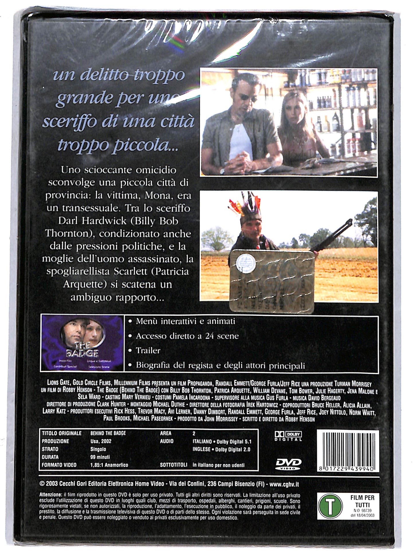 EBOND the badge - inchiesta scandalo DVD D630405