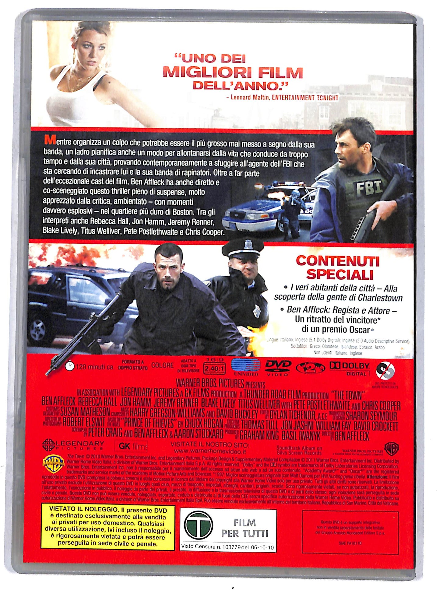 EBOND The Town  EDITORIALE DVD D630412