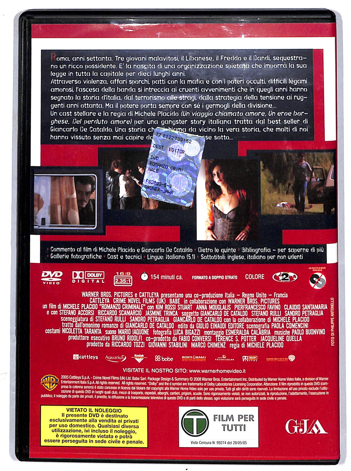 EBOND Romanzo criminale  EDITORIALE DVD D630427