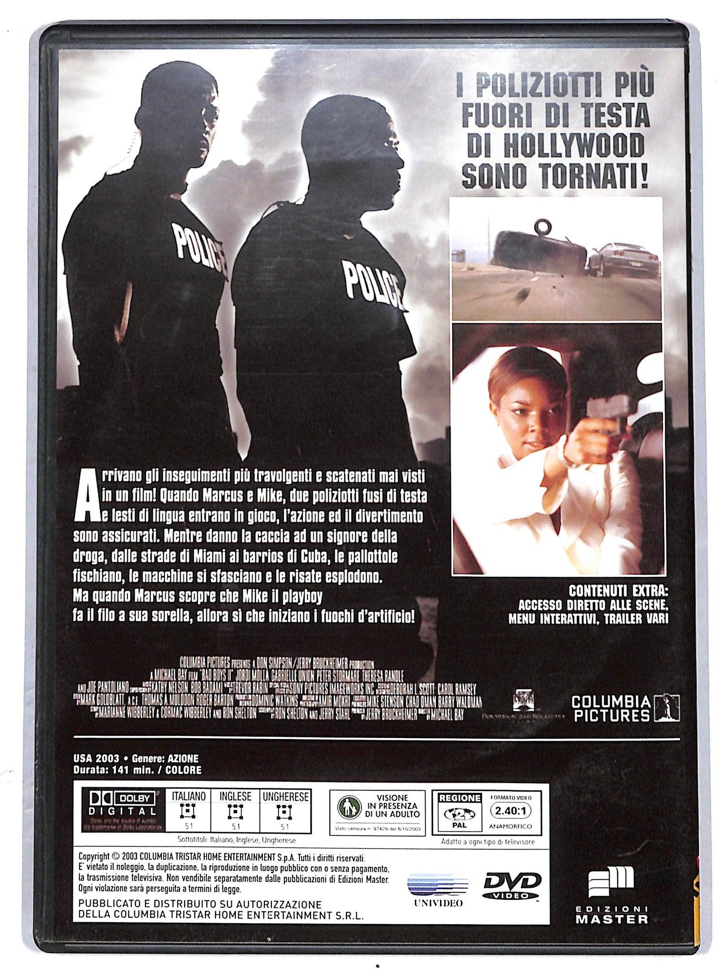 EBOND Bad Boys II  EDITORIALE DVD D630435