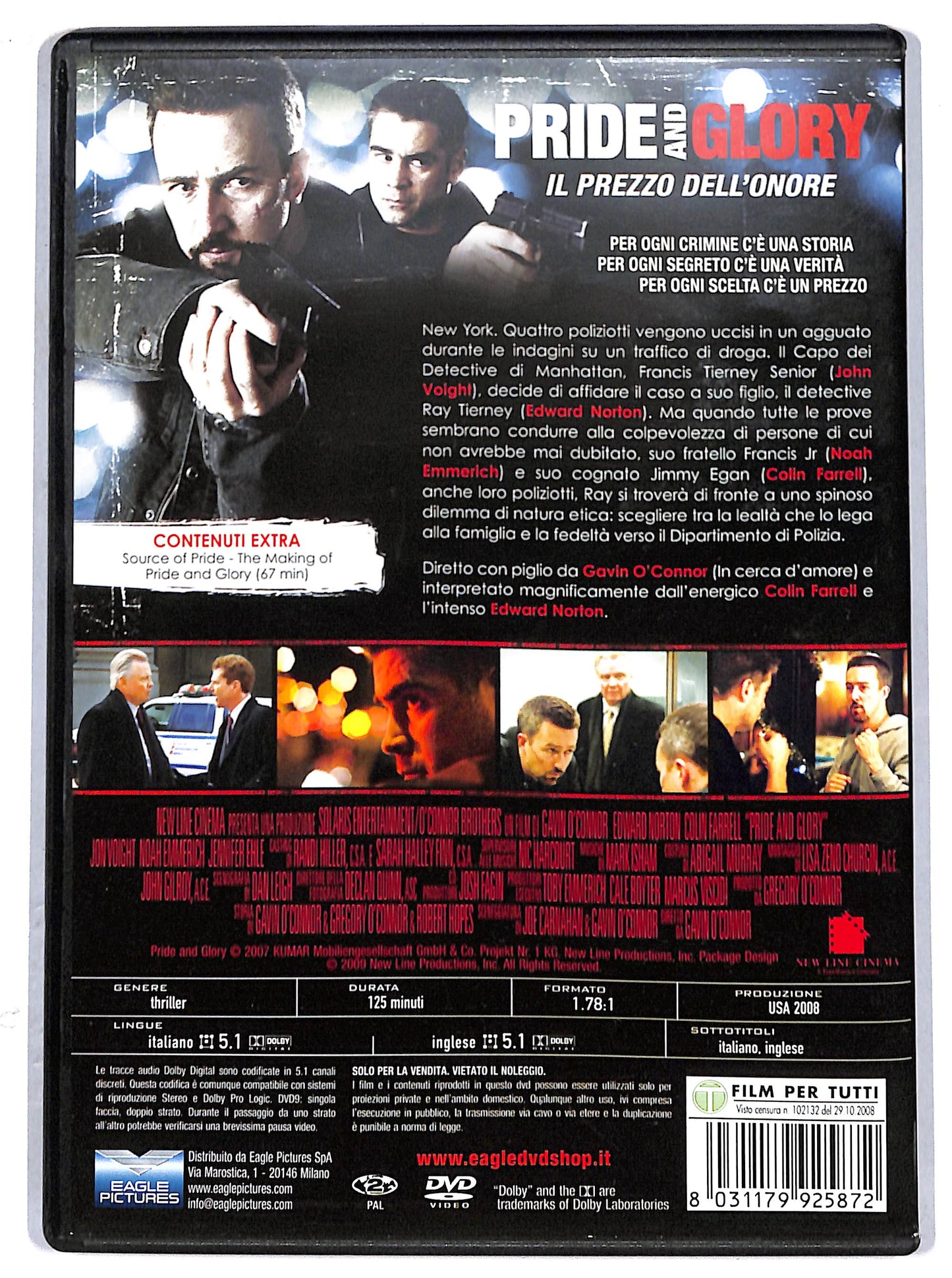 EBOND Pride and Glory - Il prezzo dell'onore DVD D630460