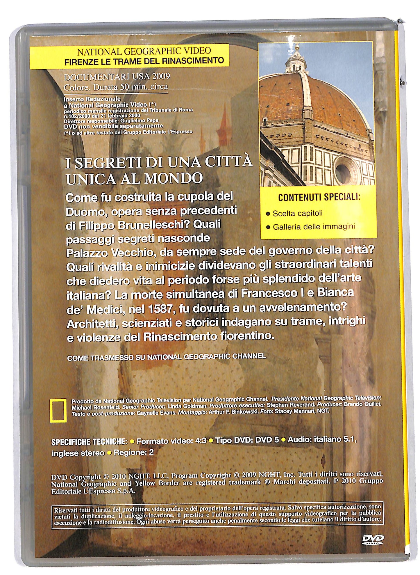 EBOND National geographic Firenze le trame del Rinascimento Vol.91 EDITORIALE DVD D630515