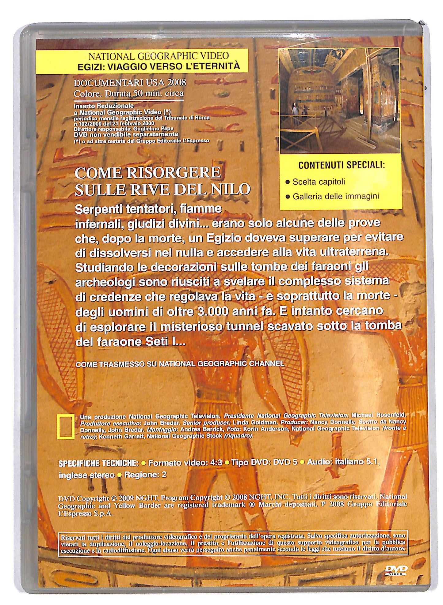 EBOND National geographic Egizi viaggio verso l'eternita  Vol.80  EDITORIALE DVD D630524
