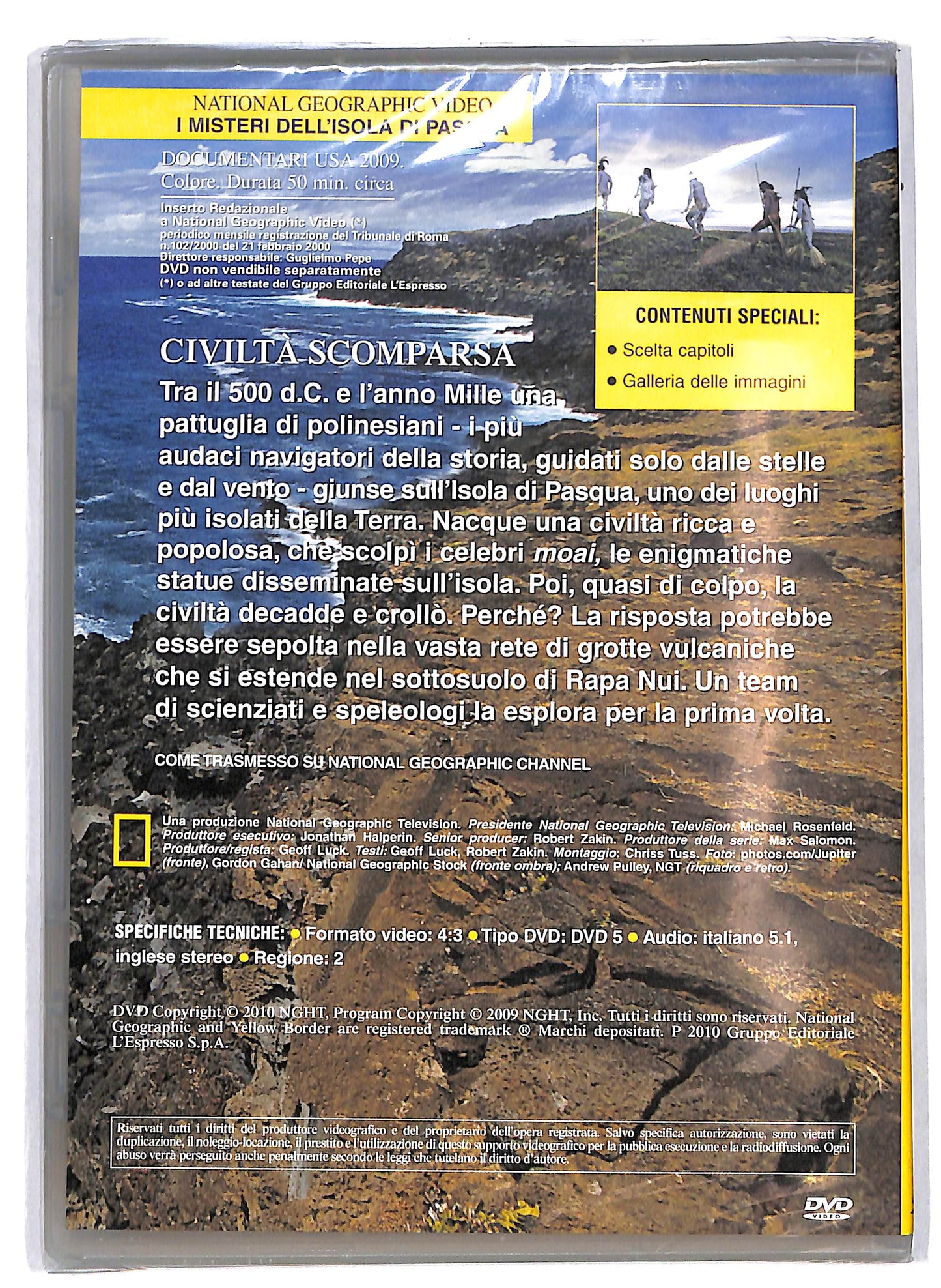 EBOND I misteri dell'isola di pasqua Vol. 84 EDITORIALE DVD D630534