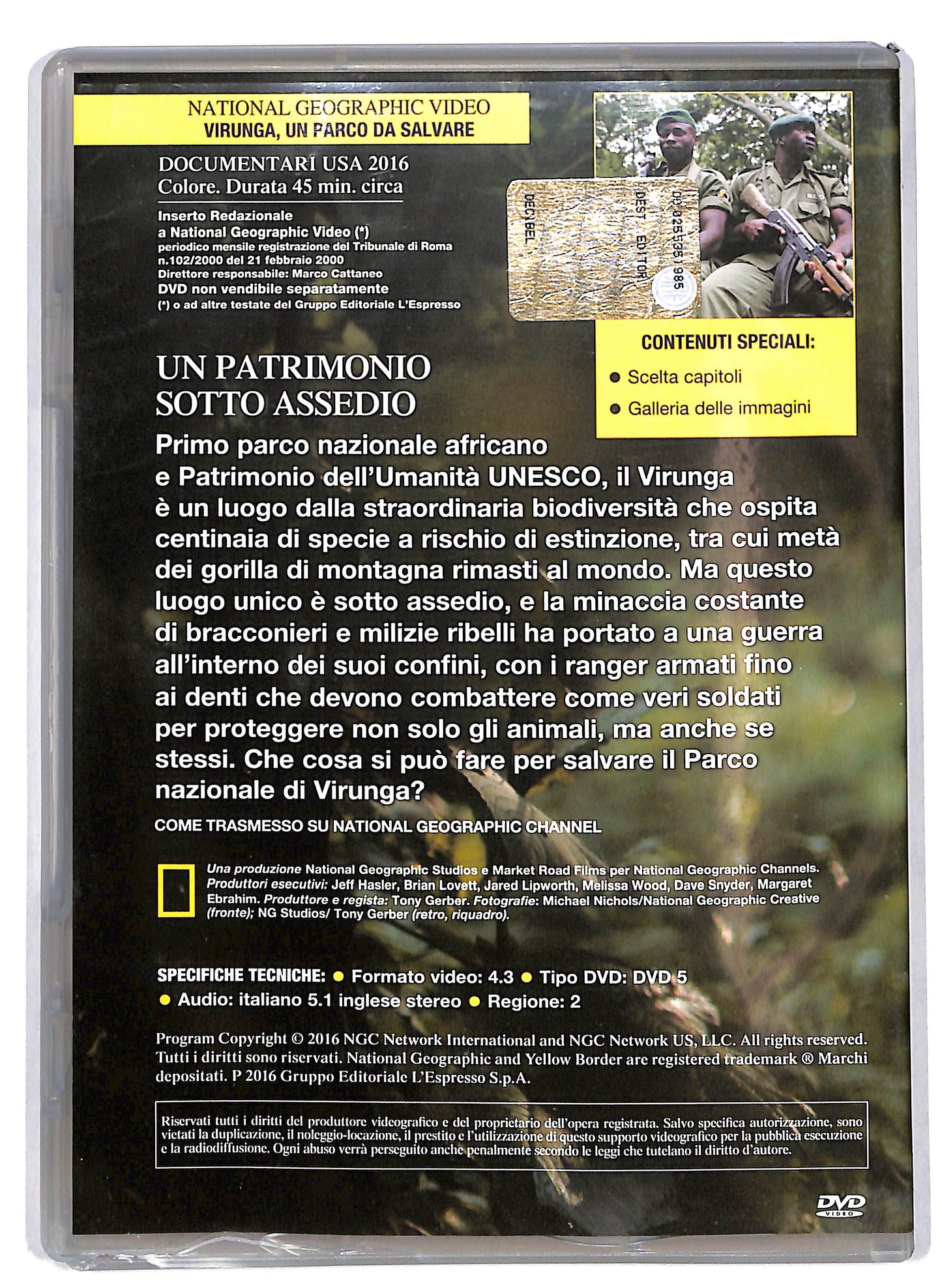 EBOND Virunga un parco da salvare vol.164  EDITORIALE DVD D630541