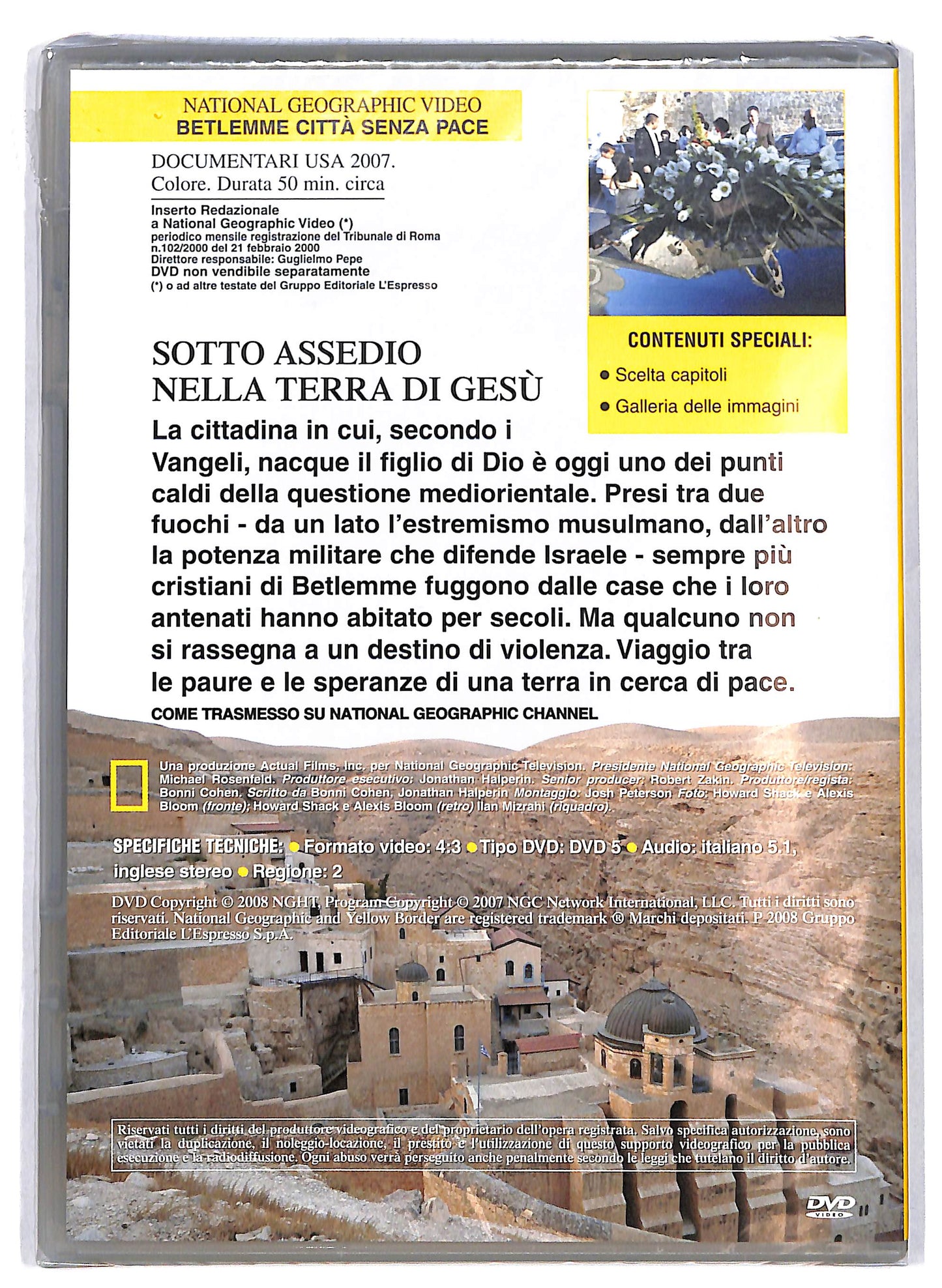 EBOND Betlemme: citta senza pace  vol. 70 EDITORIALE DVD D630551
